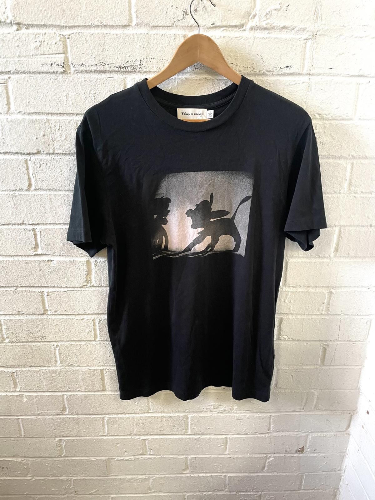 Coach Disney x Coach Black Short Sleeve T-Shirt Men's Small Size US S / EU 44-46 / 1 - 1 Thumbnail