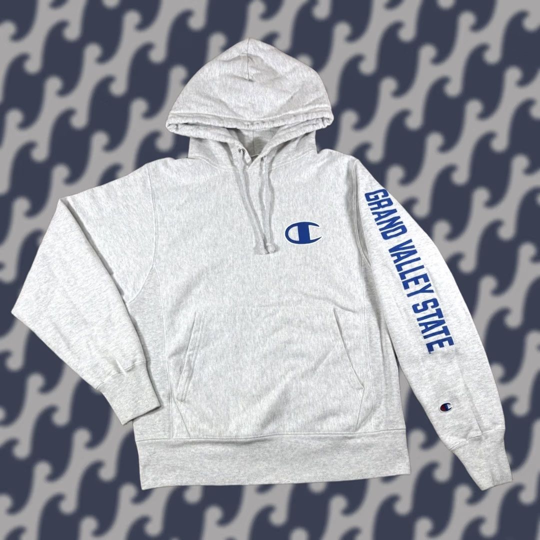 Champion VINTAGE Grand Valley State University Lakers Champion Reverse Weave Hoodie S Gray Unisex Adults Hoodie Mens Womens Size US S / EU 44-46 / 1 - 1 Thumbnail