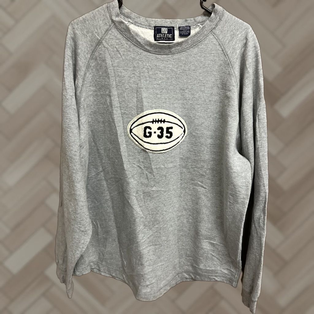 Gap VINTAGE GAP Sweatshirt Athletic Men Gray G-35 Crewneck Size Medium Size US M / EU 48-50 / 2 - 1 Thumbnail