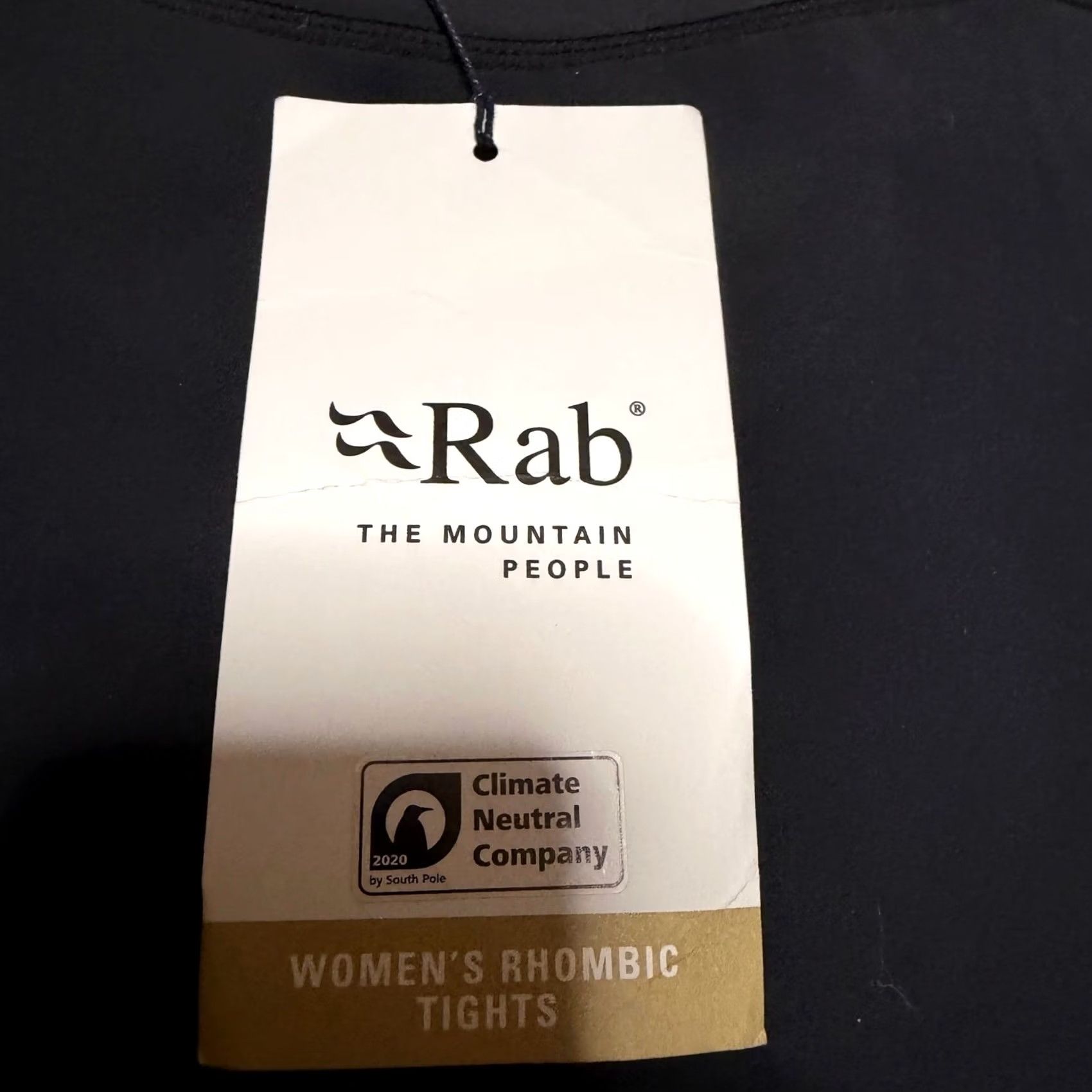 Rab RAB Leggings Womens 12 Black Rhombic Tight Climbing Hiking Gym Activewear Size 34" / US 12 / IT 48 - 3 Thumbnail