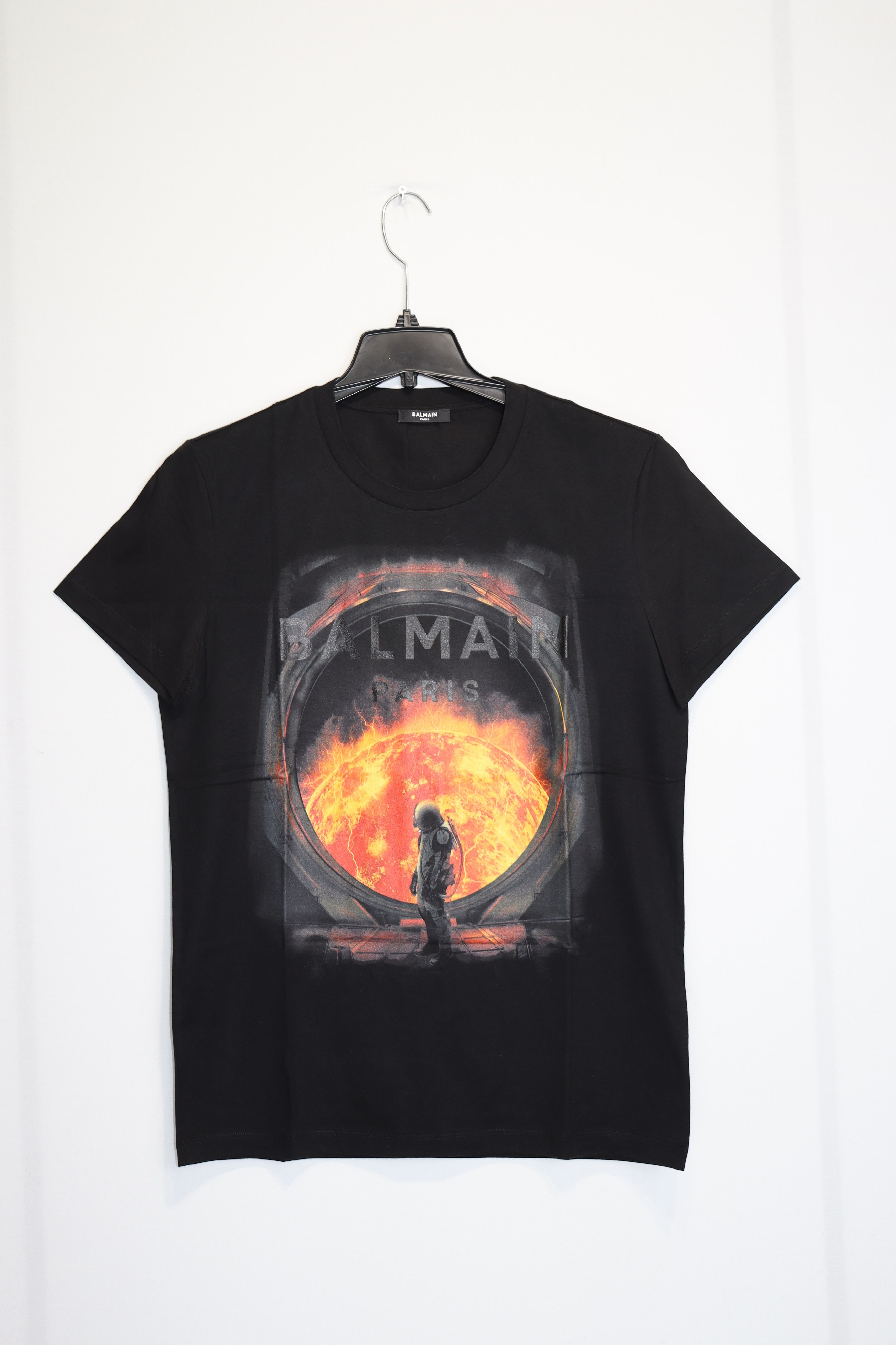 Balmain o1rshd1 Apocalypse Tee T-Shirt in Black & Multi Size US M / EU 48-50 / 2 - 2 Thumbnail