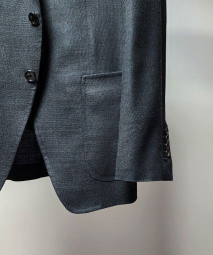 Tom Ford o1sm1stk0824 O'Connor Hopsack Sports Blazer in Dark Navy Size US M / EU 48-50 / 2 - 3 Thumbnail