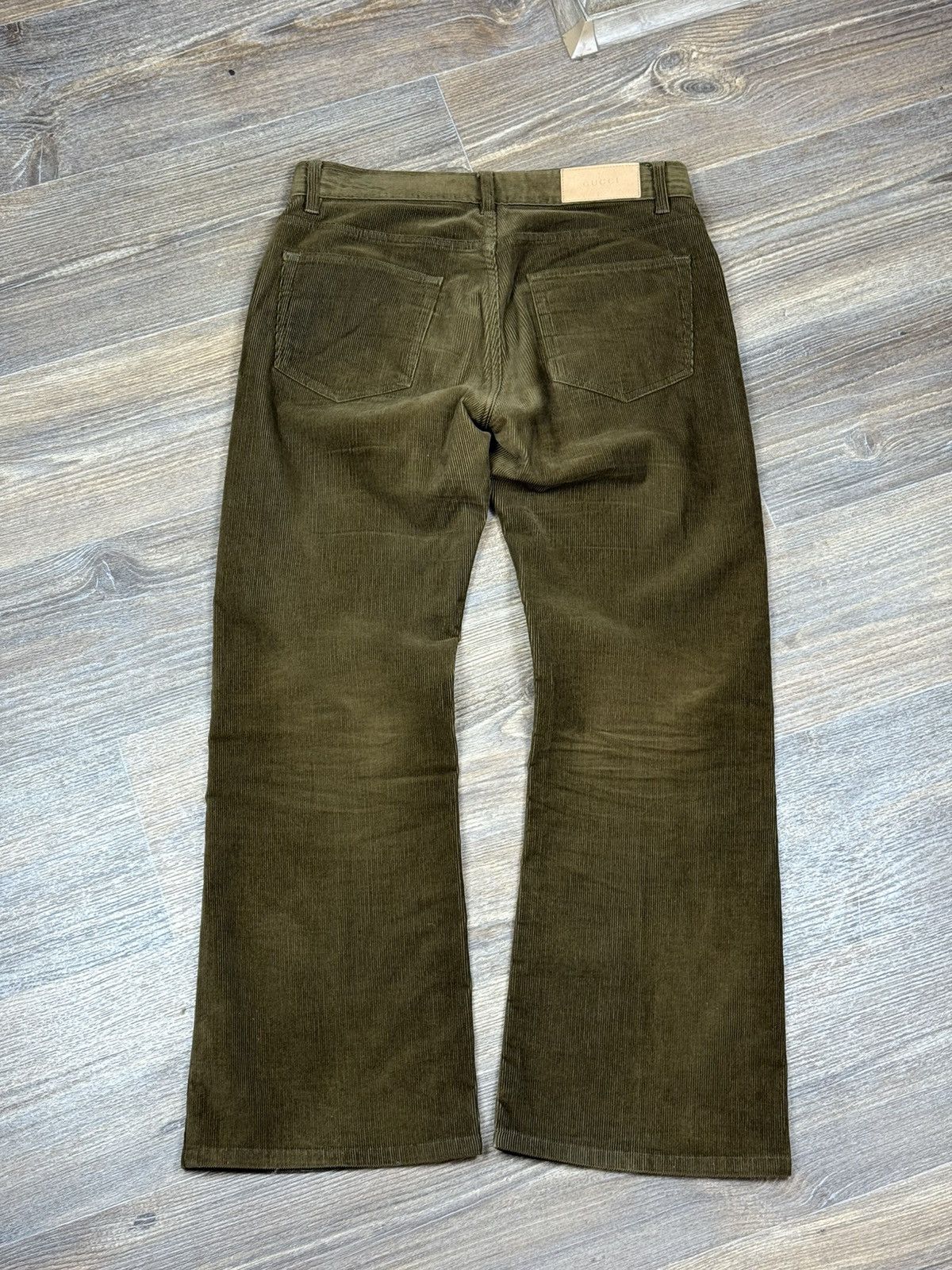 Gucci Vintage Gucci by Tom Ford Bootcut Flared Corduroy Brown Pant Size US 32 / EU 48 - 9 Thumbnail