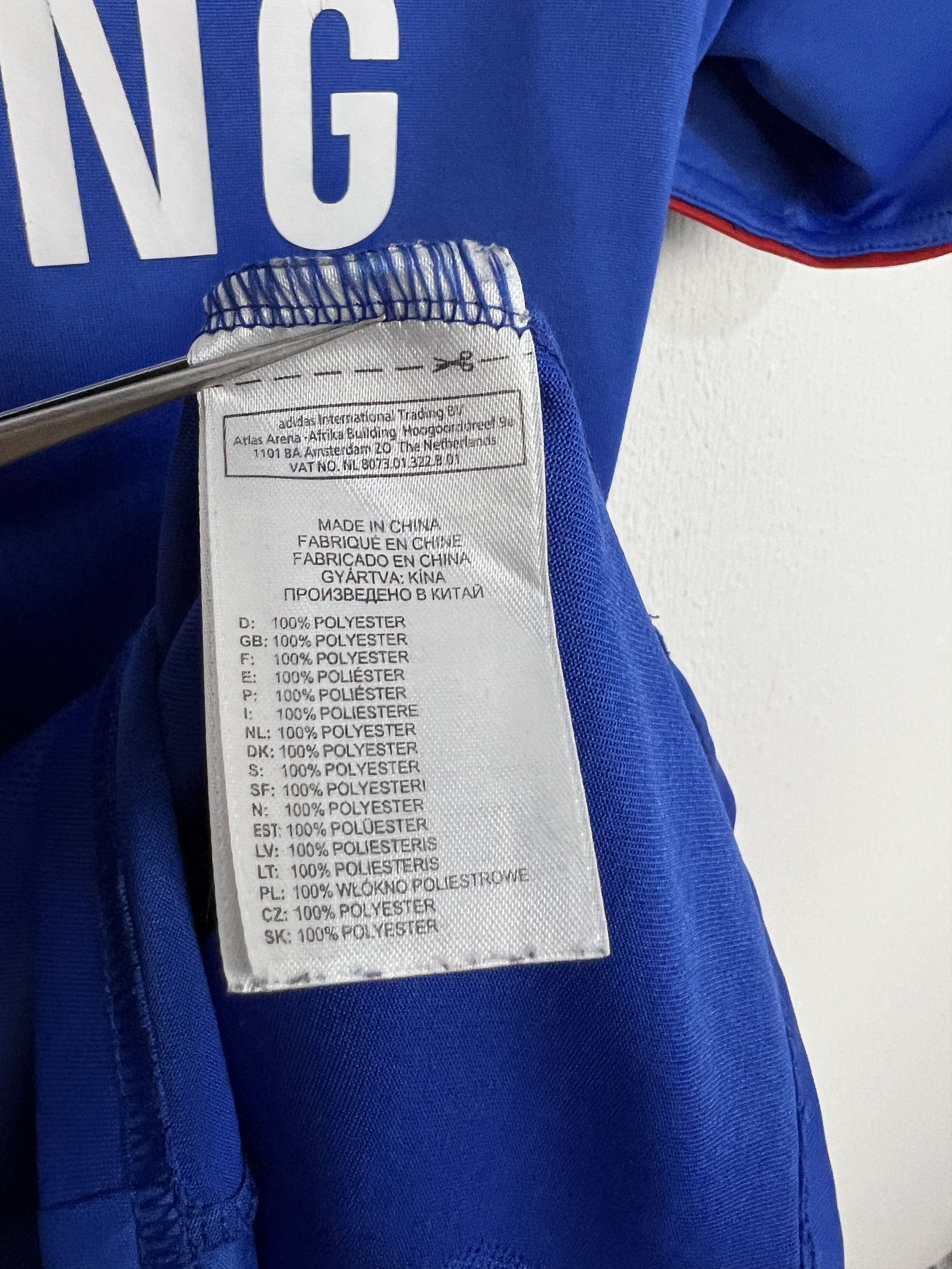 Adidas Chelsea Home football shirt 2010 Soccer Adidas Jersey Trikot Size US S / EU 44-46 / 1 - 8 Thumbnail