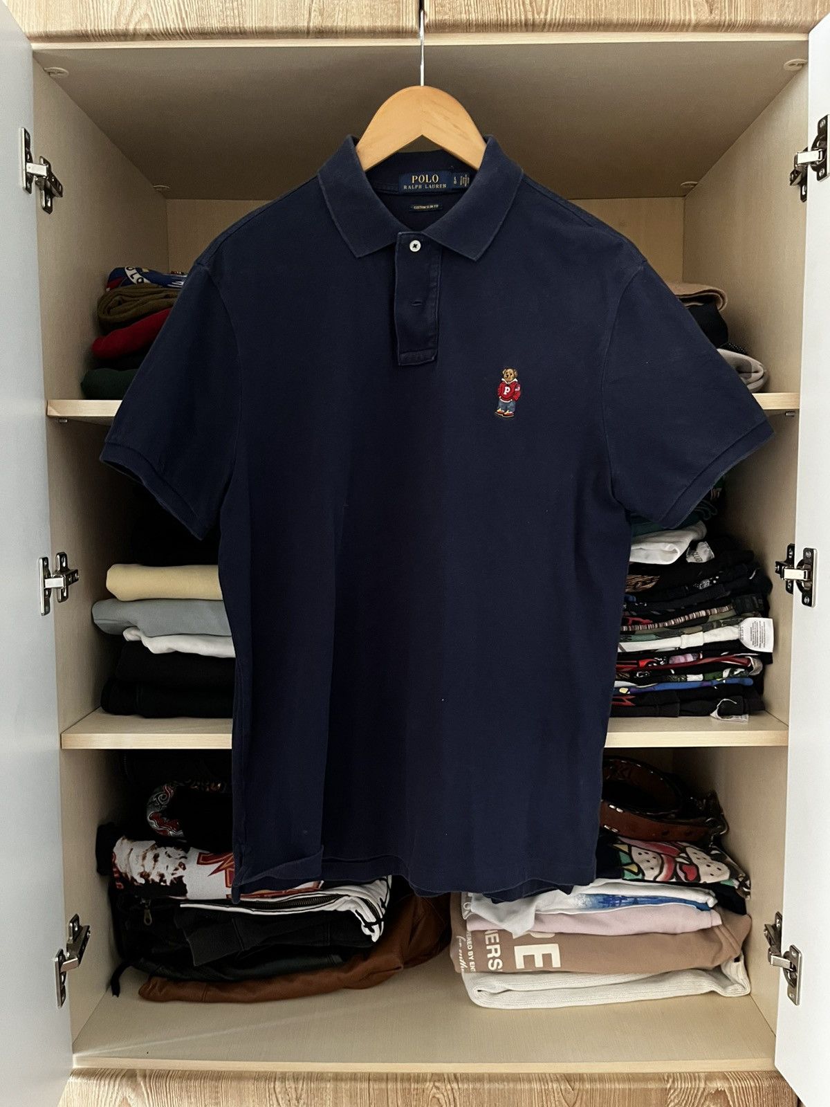 Polo Ralph Lauren Polo Ralph Lauren Polo Beer Logo Polo T-Shirt Size US L / EU 52-54 / 3 - 1 Thumbnail