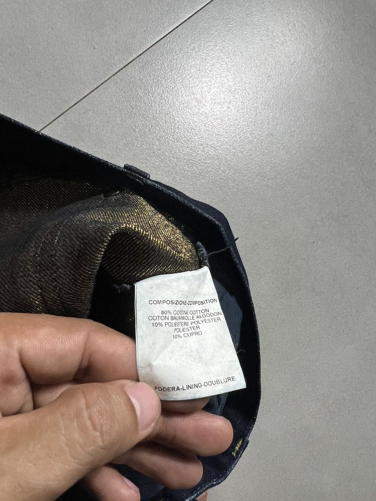 Yves Saint Laurent Yves Saint Laurent - Navy Sparkle Denim Zipper Size 26" / US 2 / IT 38 - 11 Thumbnail
