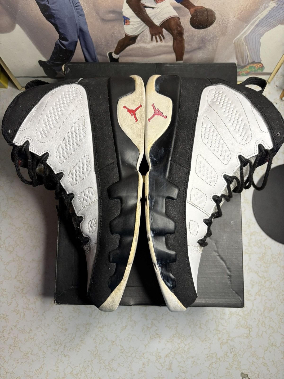 Jordan Brand Air Jordan 9 Retro OG 2016 Space Jam 2016 Size US 12 / EU 45 - 4 Thumbnail