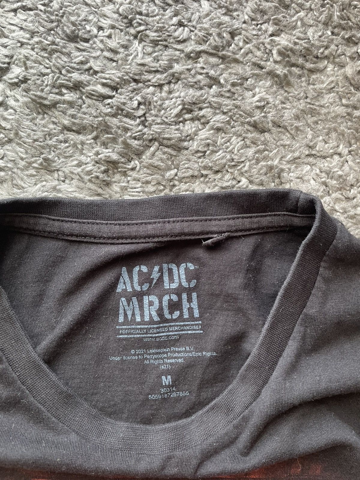 AC/DC × Band Tees AC/DC T-Shirt Streetwear Rare Merch Band Rock Rare Size US M / EU 48-50 / 2 - 10 Thumbnail