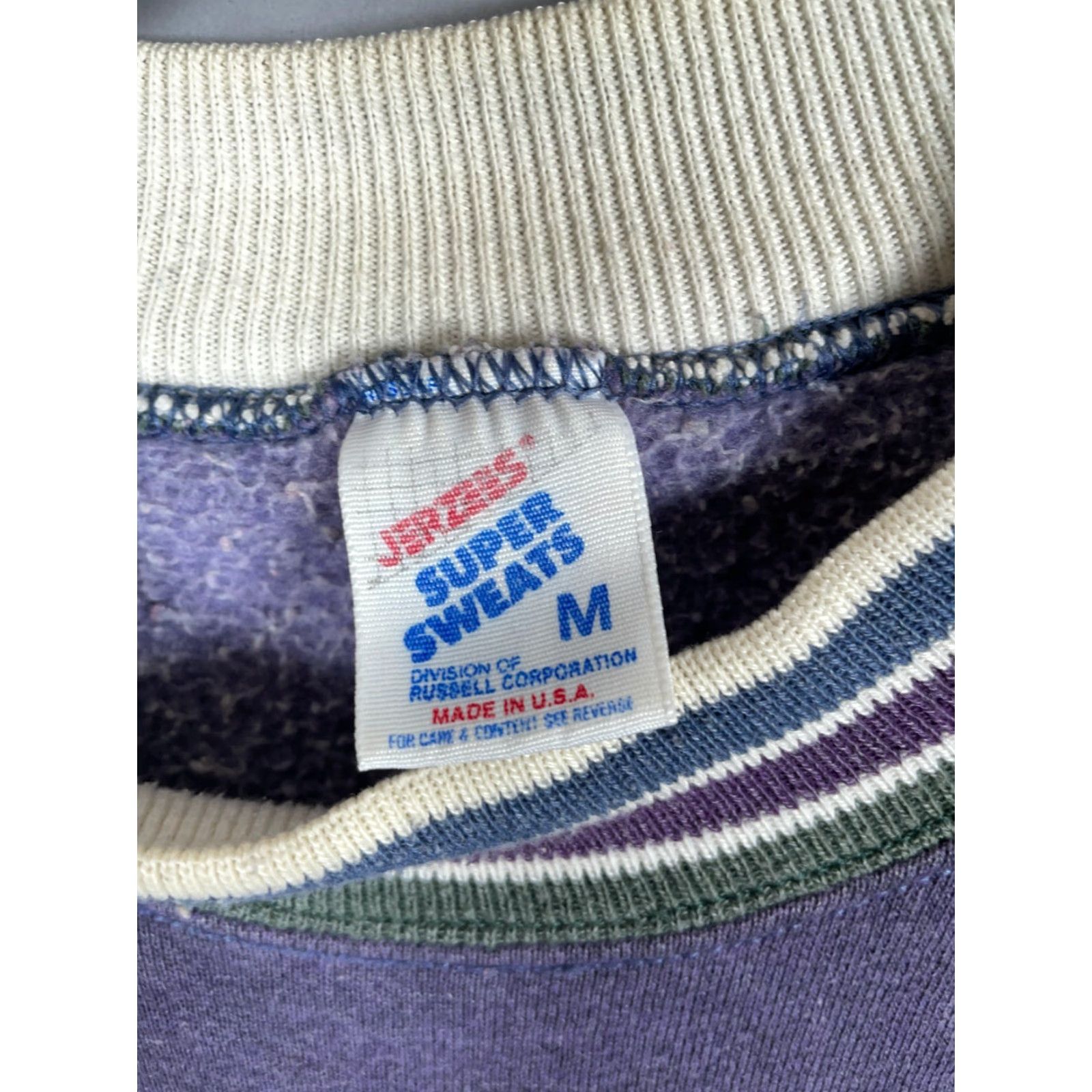 Jerzees VINTAGE Jerzees Sweatshirt Michigan 90s Great Lakes Junior College Adult Medium Blue Crew Neck Pullover Graphic Print University/College Retro Size US M / EU 48-50 / 2 - 4 Thumbnail