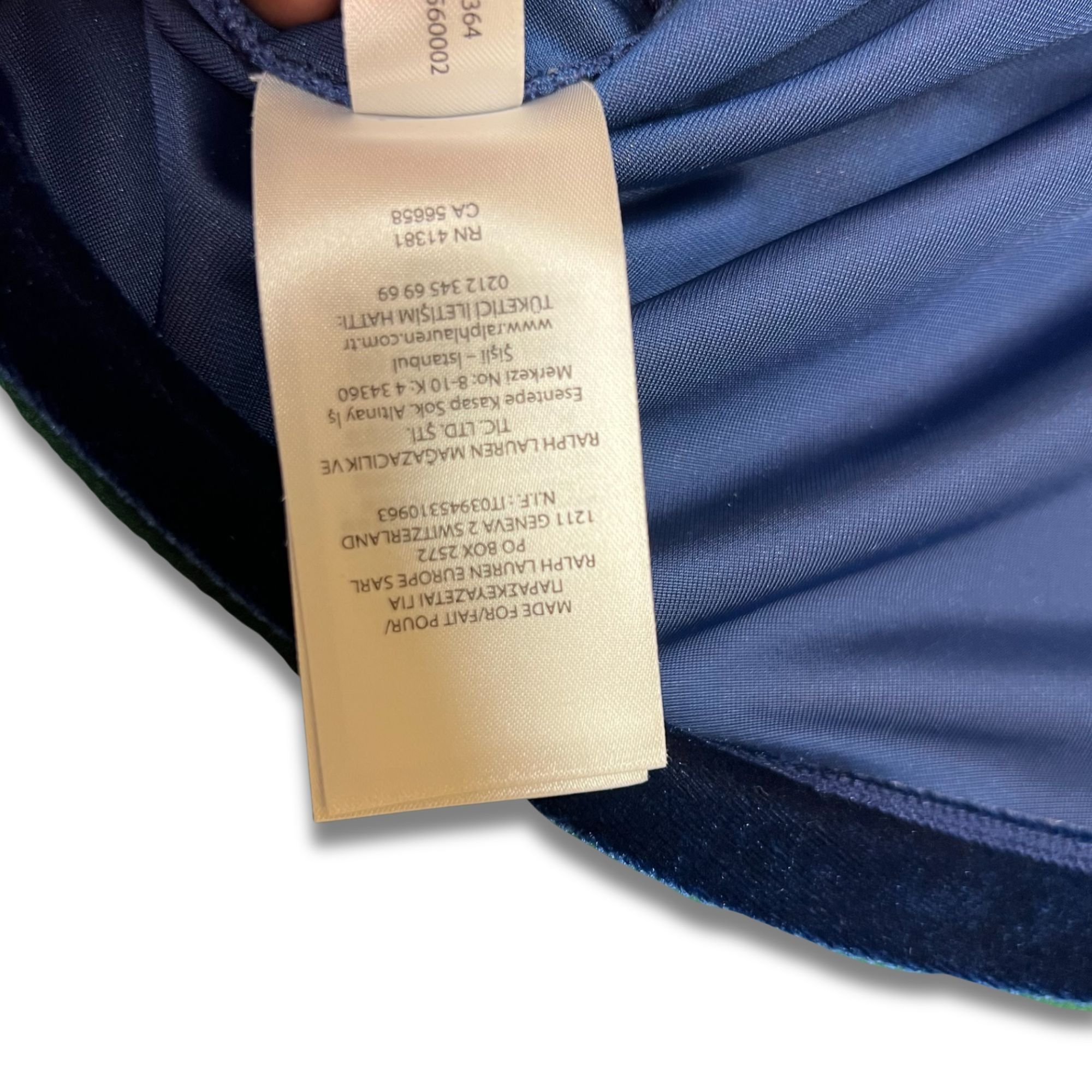 Lauren Ralph Lauren Lauren Ralph Lauren Velvet Blouse Navy Blue Short Sleeve Siz Size M / US 6-8 / IT 42-44 - 8 Thumbnail