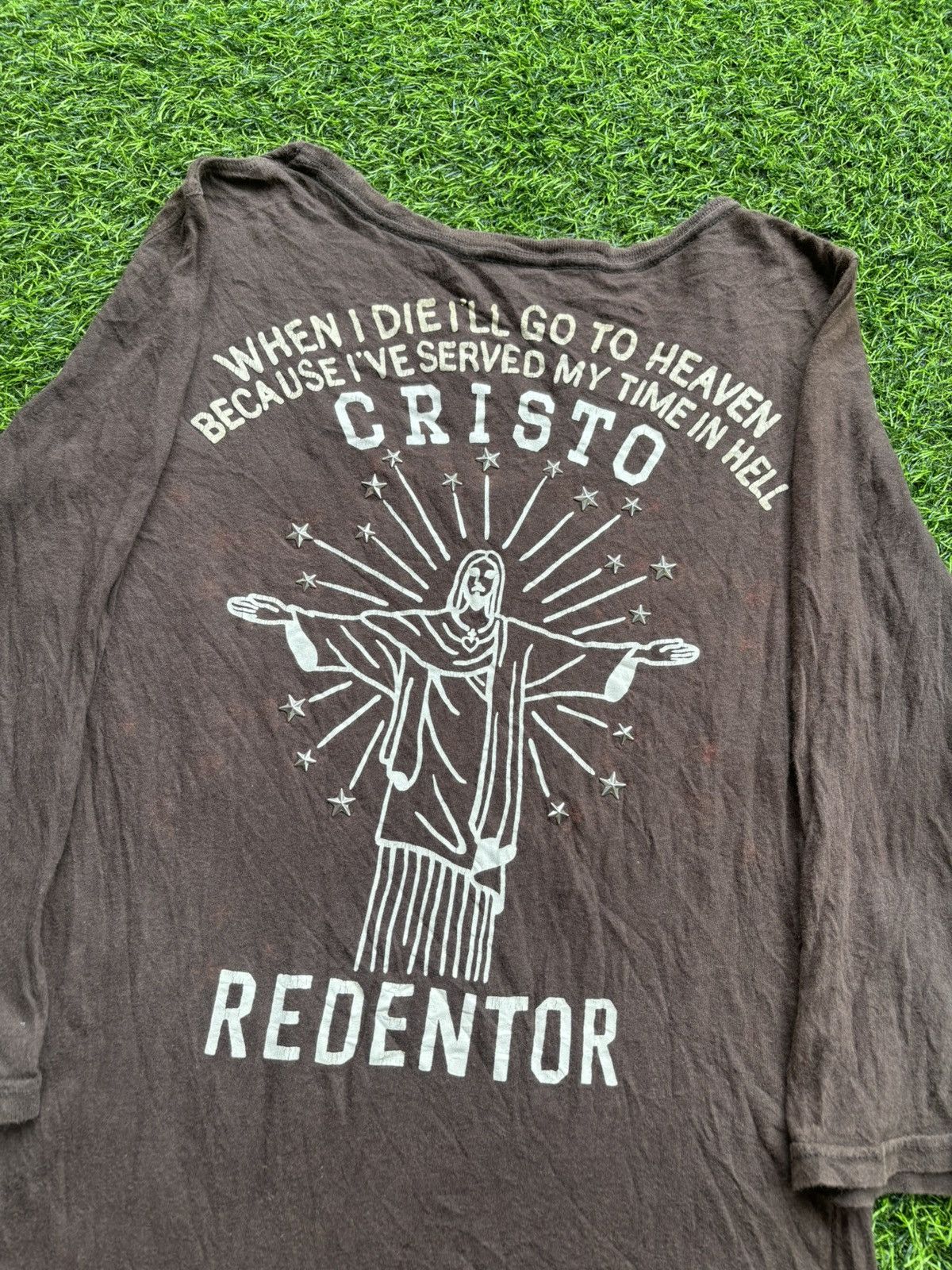 Hysteric Glamour Y2k Manufacture Jesus Raglan Size S / US 4 / IT 40 - 3 Thumbnail