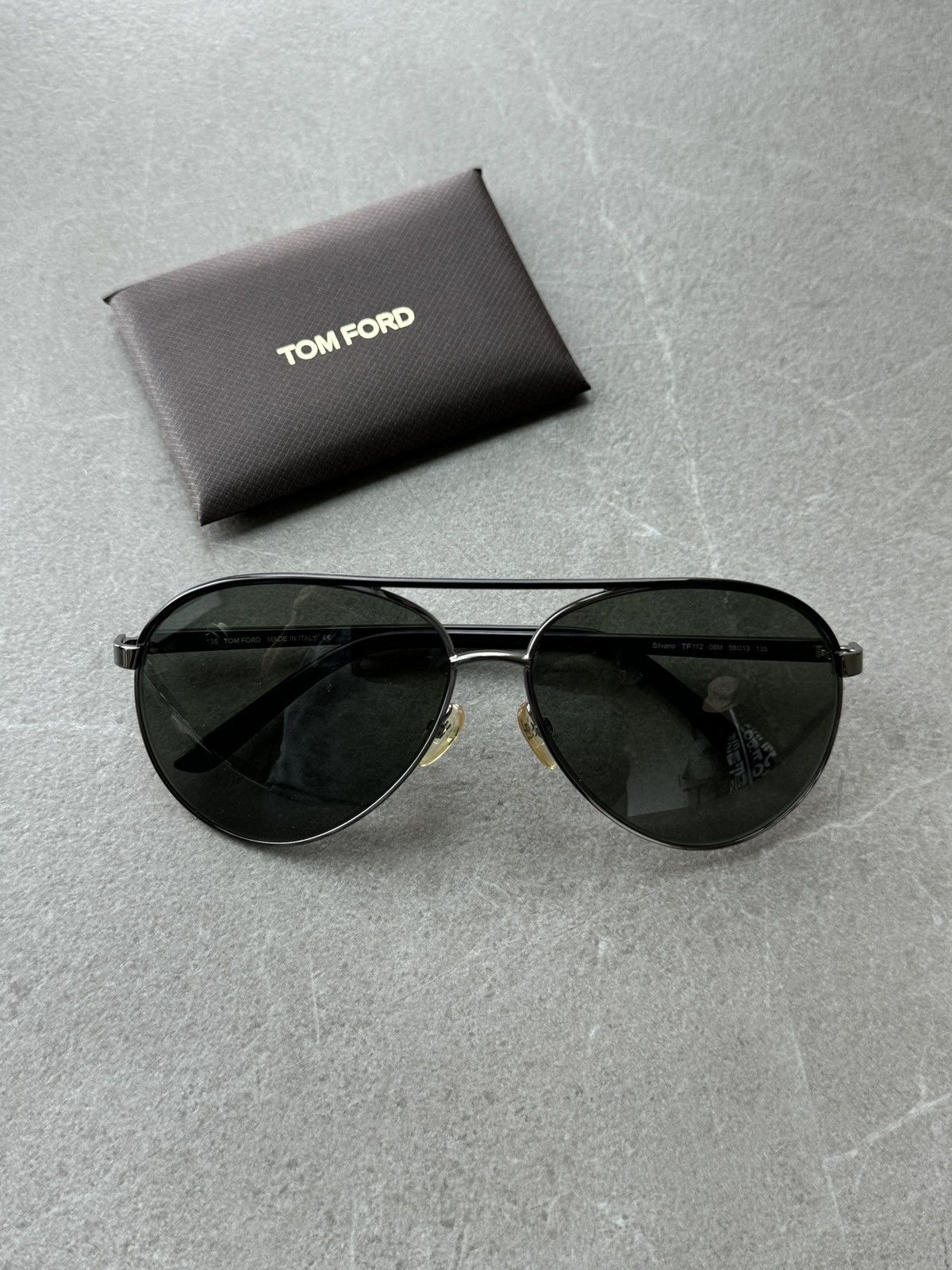 Tom Ford TOM FORD Aviator Top Gun Sunglasses Made in ITALY NEW Size ONE SIZE - 2 Thumbnail