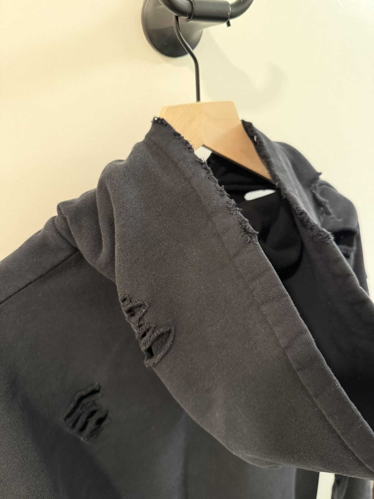 Flagstuff Black Damaged Hoodie Size US M / EU 48-50 / 2 - 11 Thumbnail