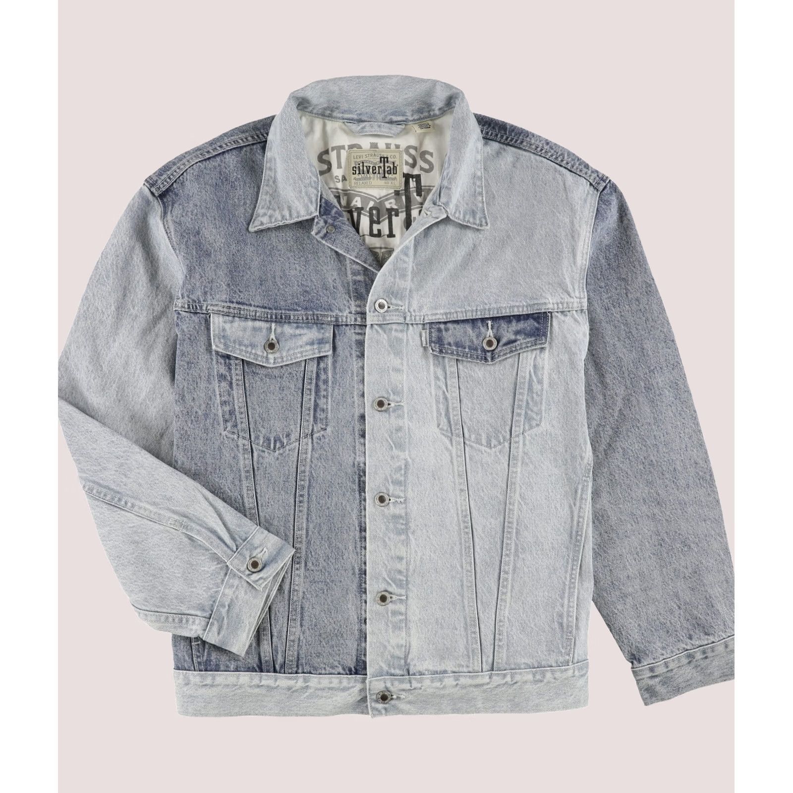 Levi's Levi's Mens Silver Tab Trucker Jacket blue XL Size US XL / EU 56 / 4 - 1 Thumbnail