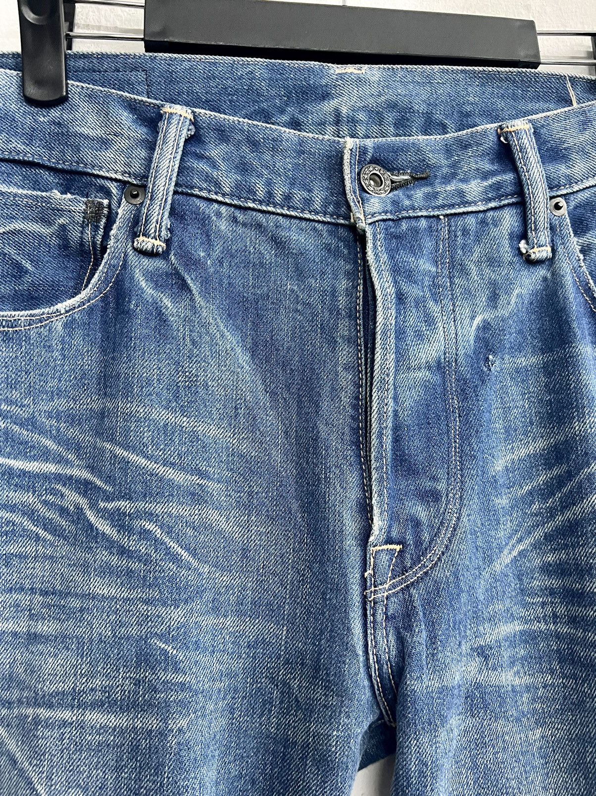 If Six Was Nine × Japanese Brand × KURO KURO JAPAN DENIM SELVEDGE JEANS Size US 34 / EU 50 - 5 Thumbnail