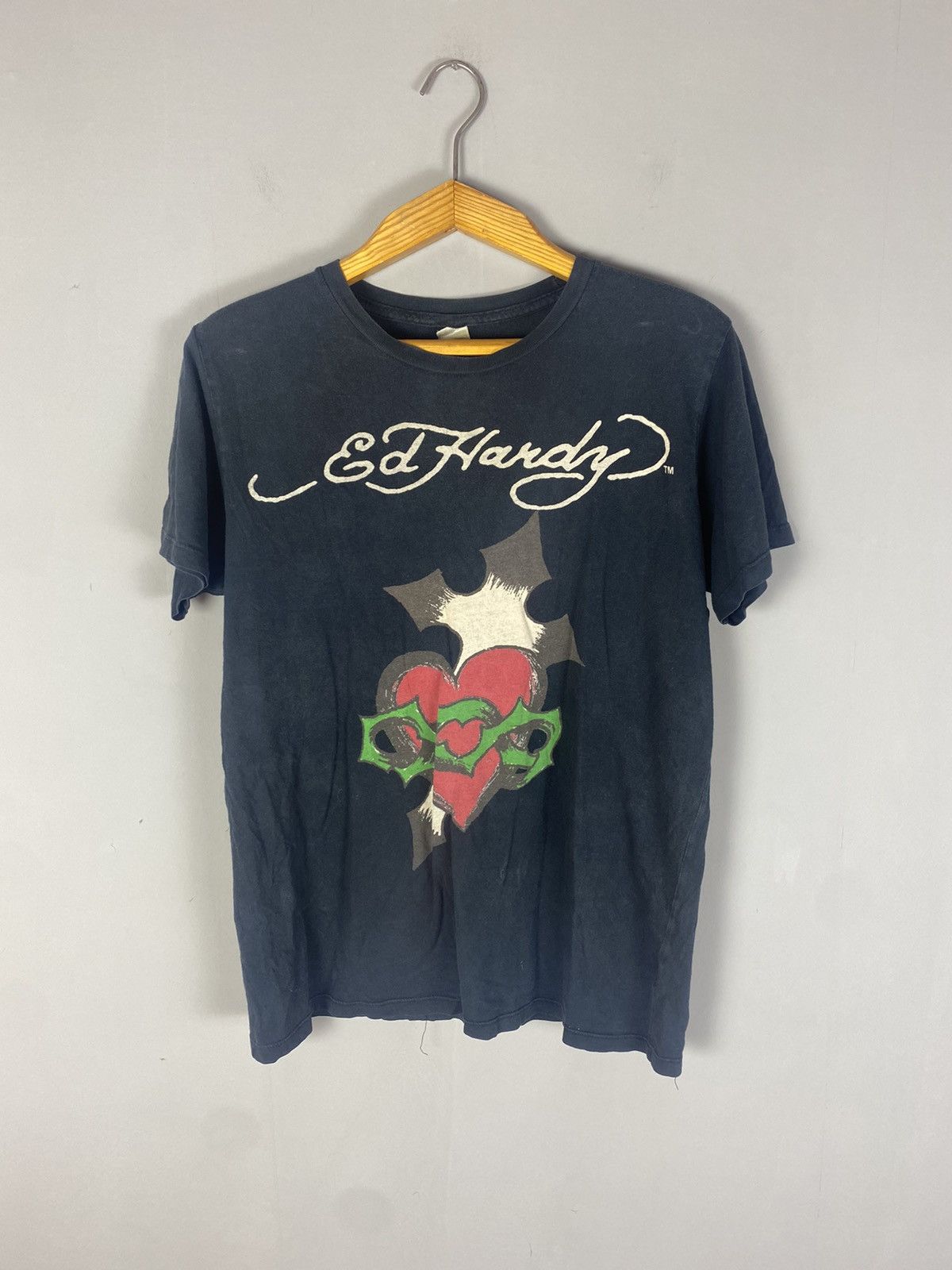 Ed Hardy Vintage Ed Hardy tee T-shirt polo big logo Size US M / EU 48-50 / 2 - 1 Thumbnail