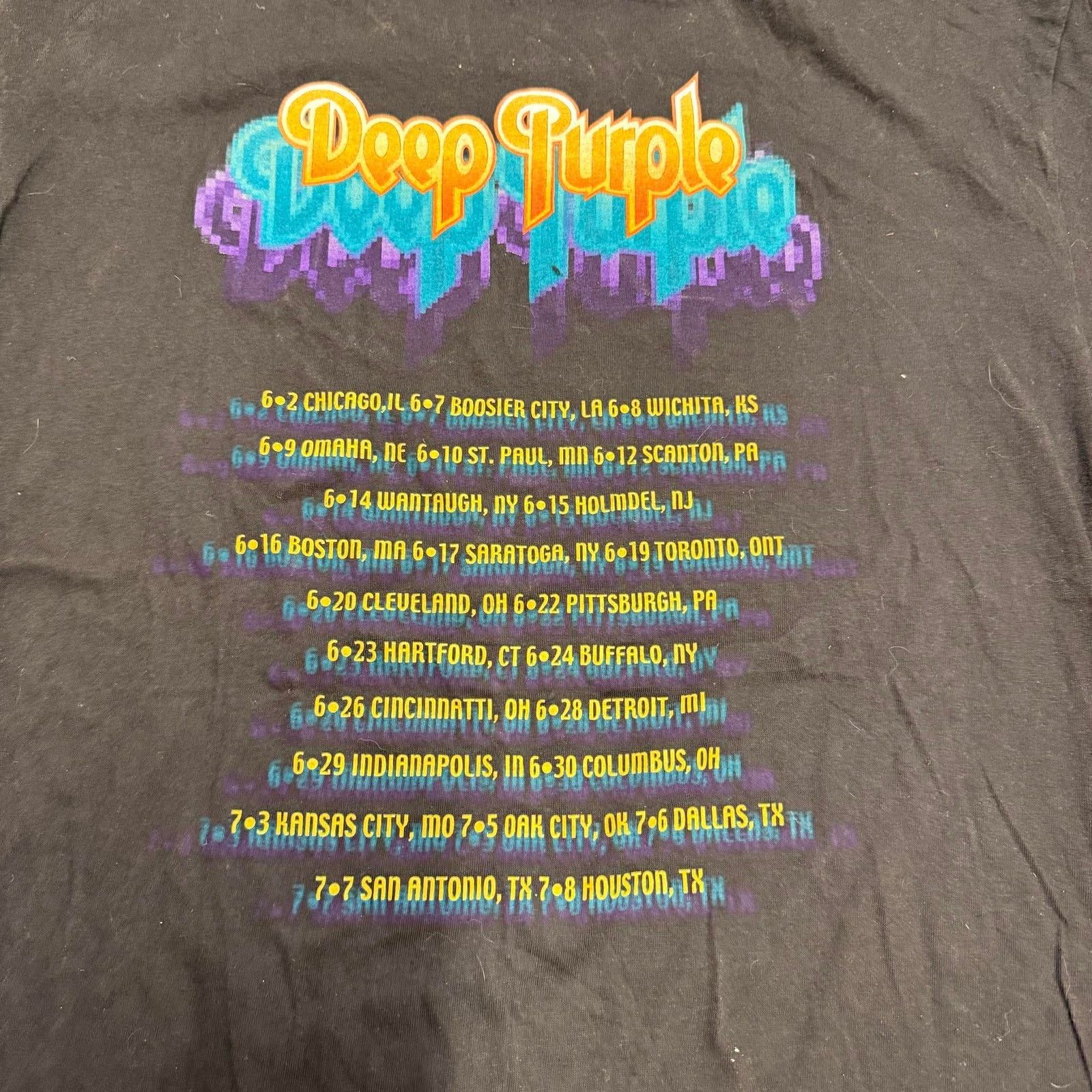 All Sport VTG 90s Deep Purple 1996 Purpendicular Tour T-Shirt XL Size US XL / EU 56 / 4 - 6 Thumbnail