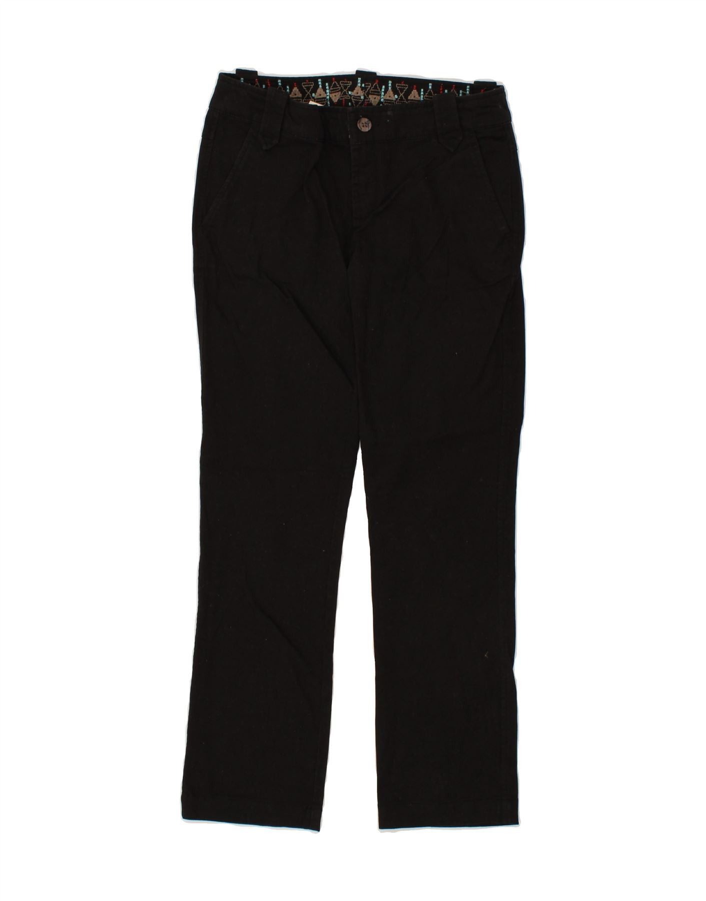 Diesel Womens Slim Chino Trousers W26 L28 Black Cotton Size 42" / US 20 - 1 Thumbnail