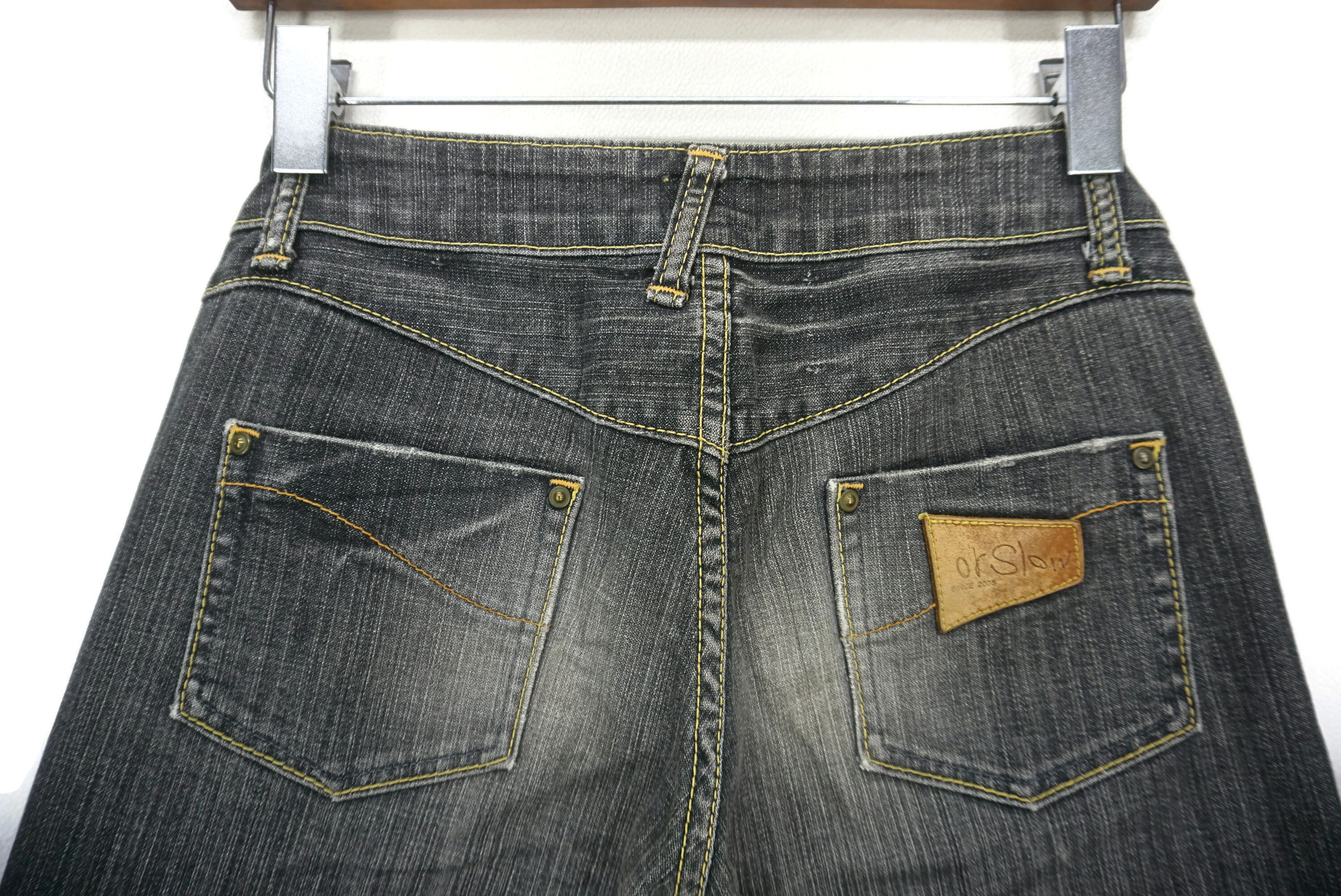 Japanese Brand Orslow Jeans Size W28xL30.5 Low-Rise Slim Skinny Denim Japan Size 25" / US 0 / IT 36 - 7 Thumbnail