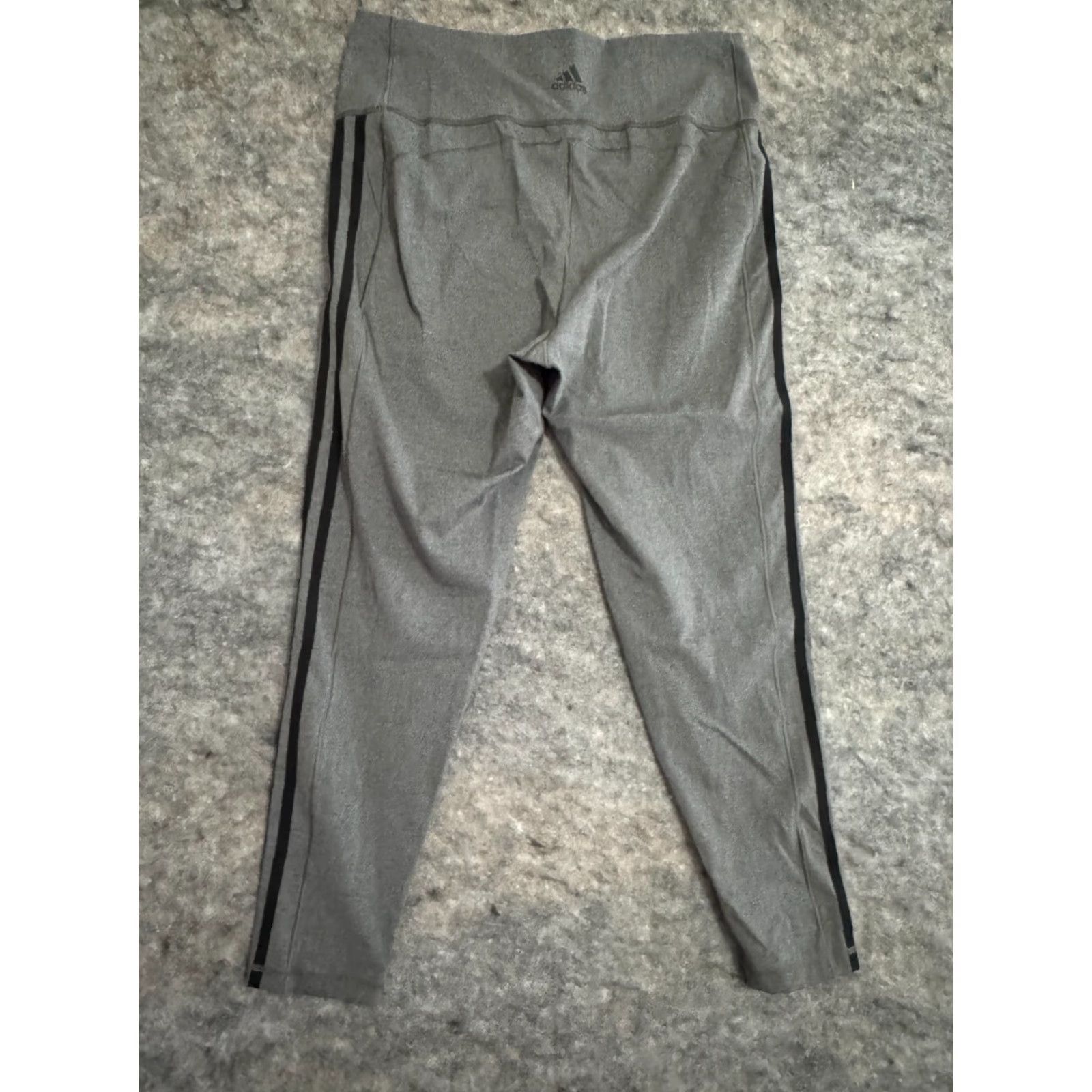 Adidas Adidas Originals Women's Track Pants XL Gray Elastic Waist Lightweight Pockets Sports Adults? Size 40" / US 18 - 2 Thumbnail