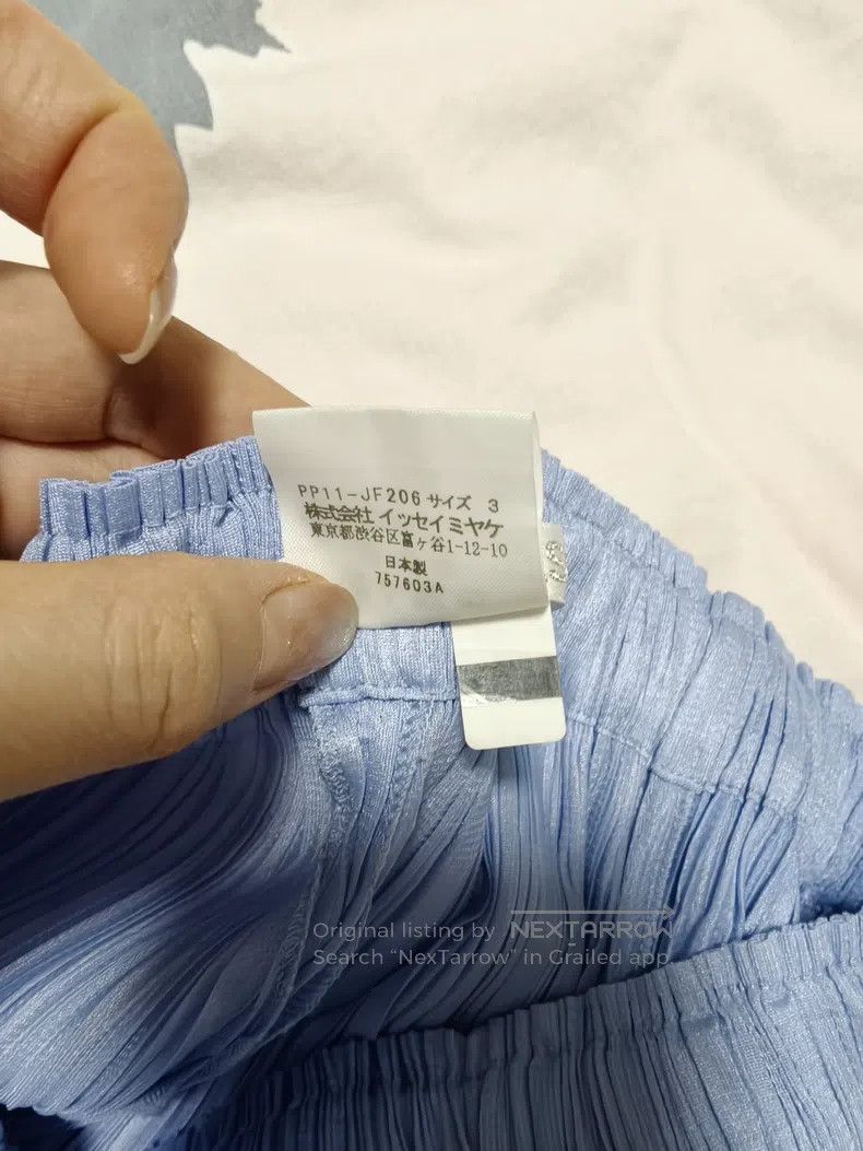 Issey Miyake Issey Miyake size:3 Blue Pants Size 31" - 5 Thumbnail