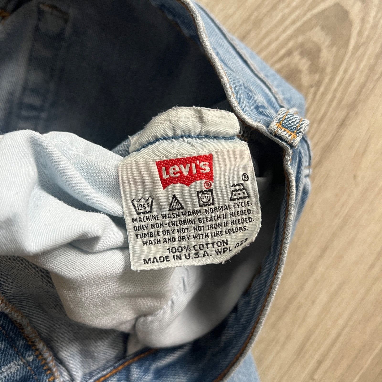 Levi's Levi’s 501 Vintage Button Fly USA Made Light Blue Jeans Size Size US 34 / EU 50 - 8 Thumbnail