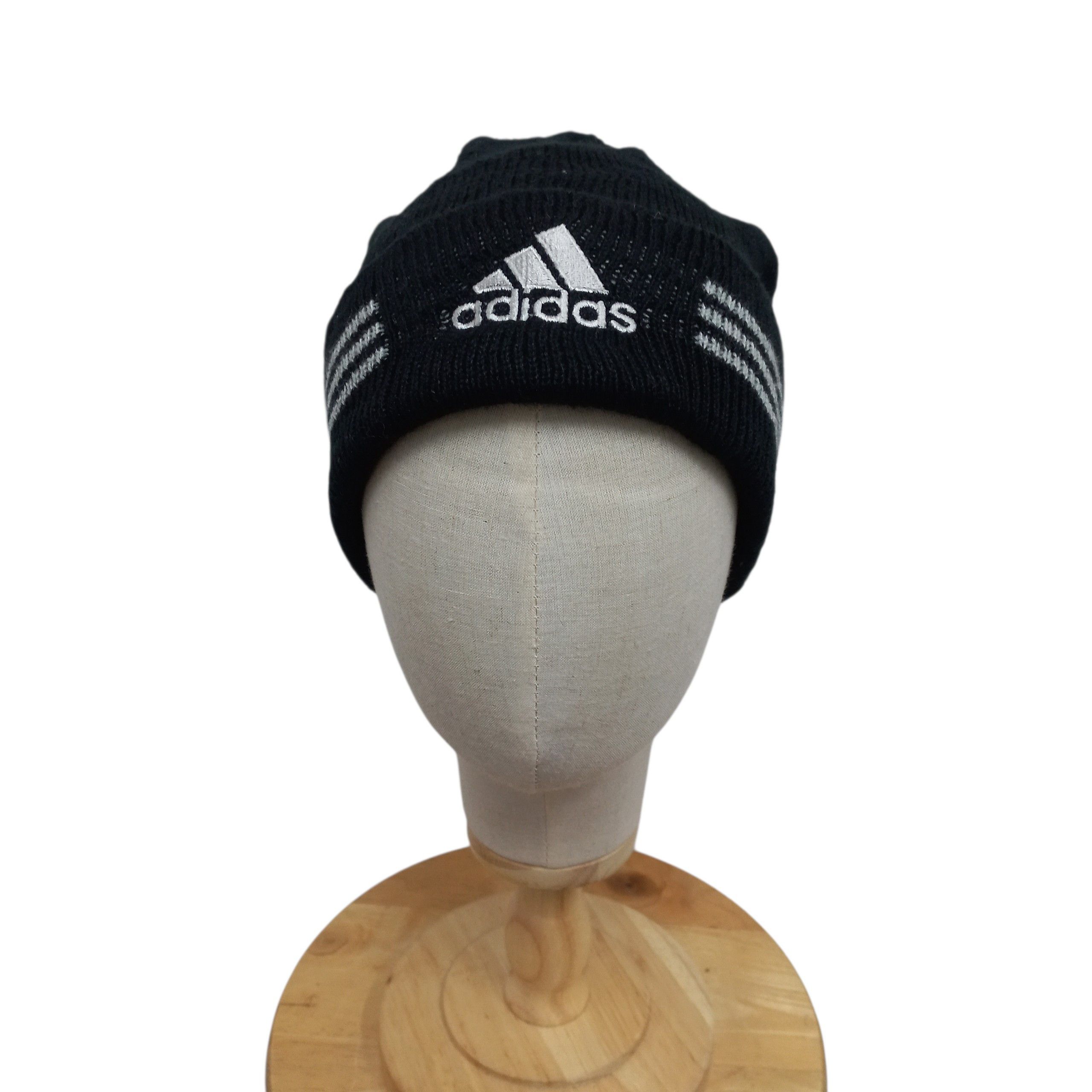 Adidas 💥Adidas three bar logo 3 stripe beanie hat Size ONE SIZE - 1 Thumbnail