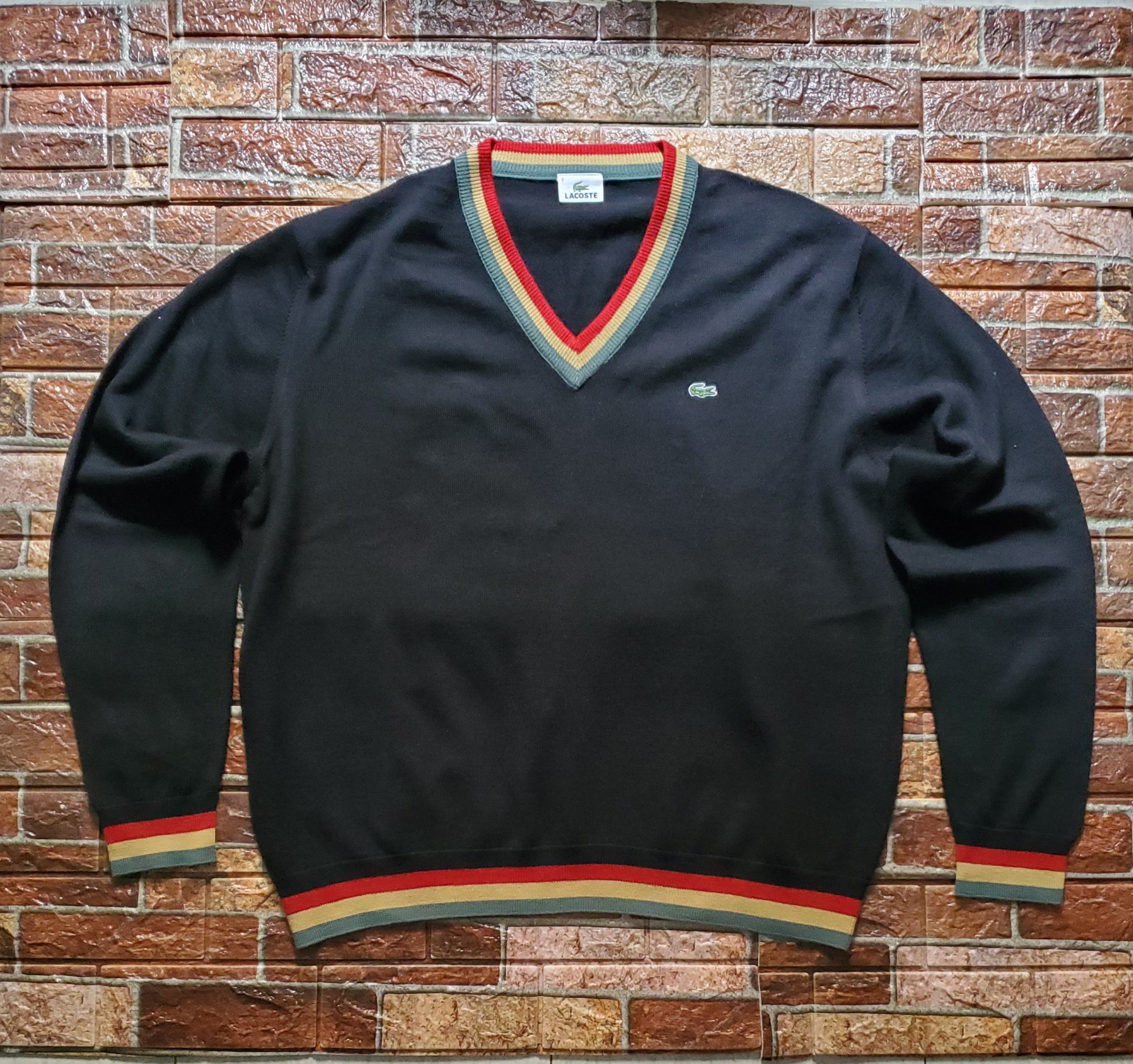Lacoste Lacoste vintage cardigan Size US L / EU 52-54 / 3 - 1 Thumbnail
