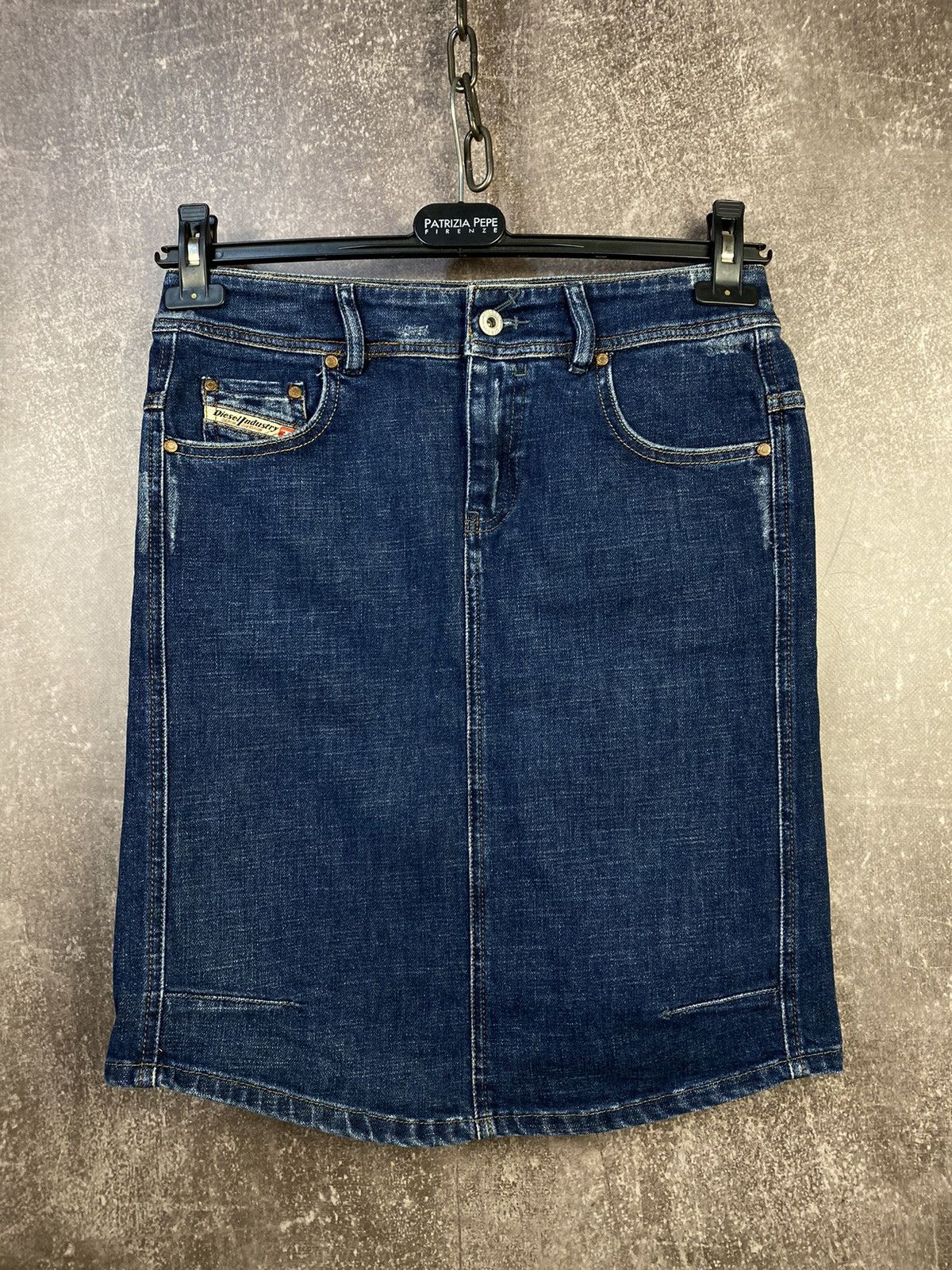 Diesel Vintage Diesel jeans Skirt Denim Opium Y2K Avant-Garde Size 26" / US 2 / IT 38 - 1 Thumbnail