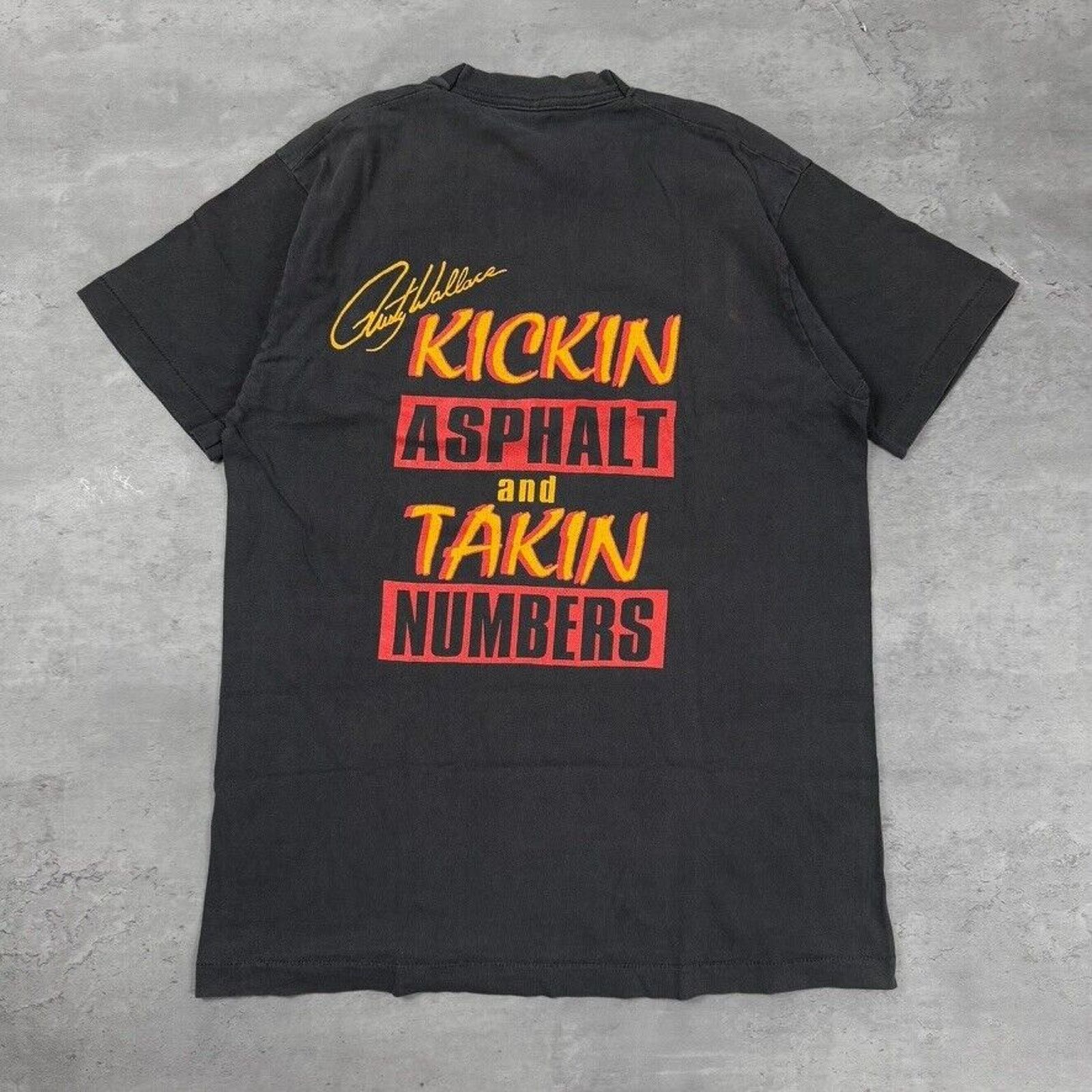 Fruit Of The Loom × Vintage Vintage Rusty Wallace Miller Draft Beer Racing T Shirt Size US M / EU 48-50 / 2 - 4 Thumbnail