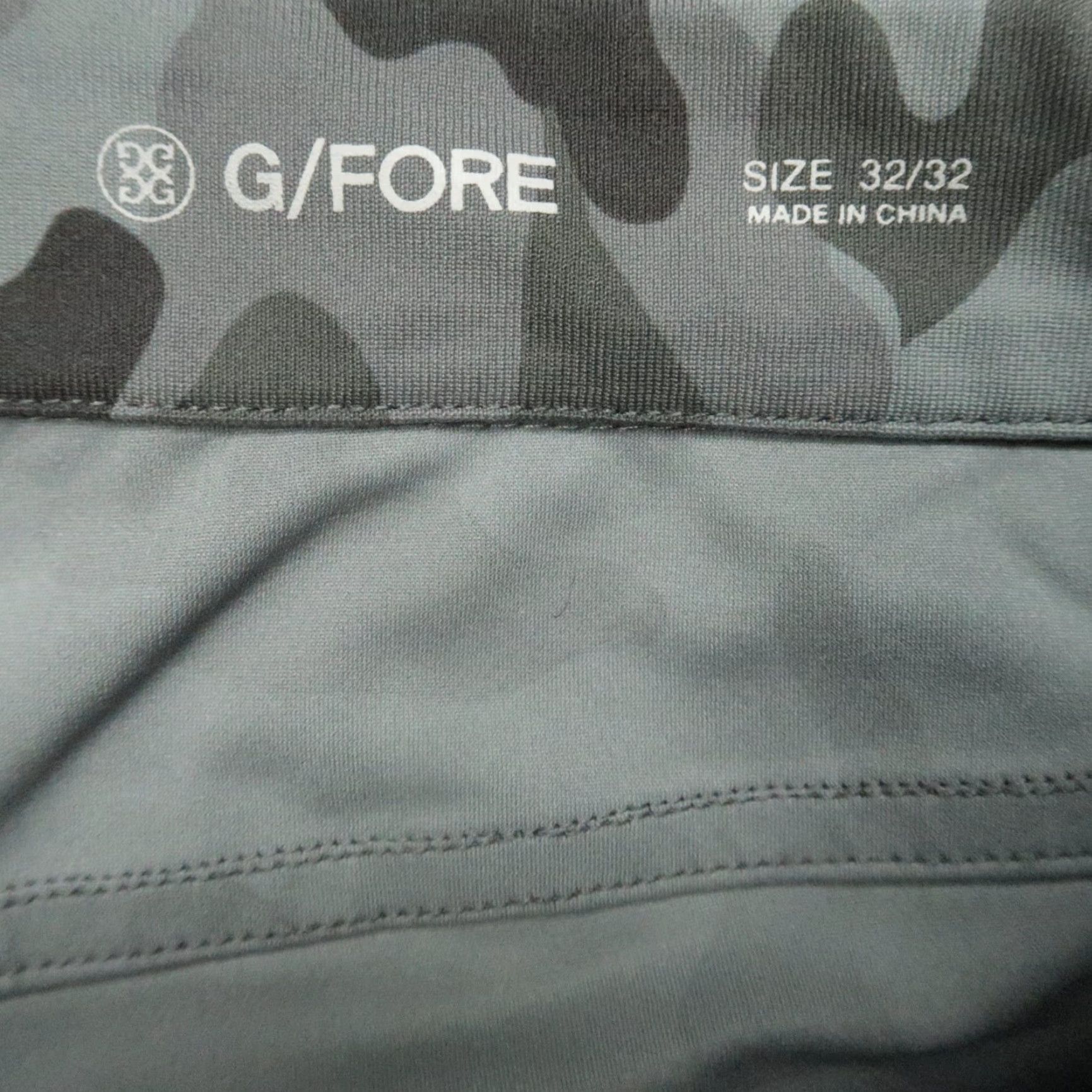 G/FORE G/Fore Pants Mens 32x32 Gray Camo Performance 5-Pocket Golf Chino Trouser Shirt Size US 32 / EU 48 - 4 Thumbnail