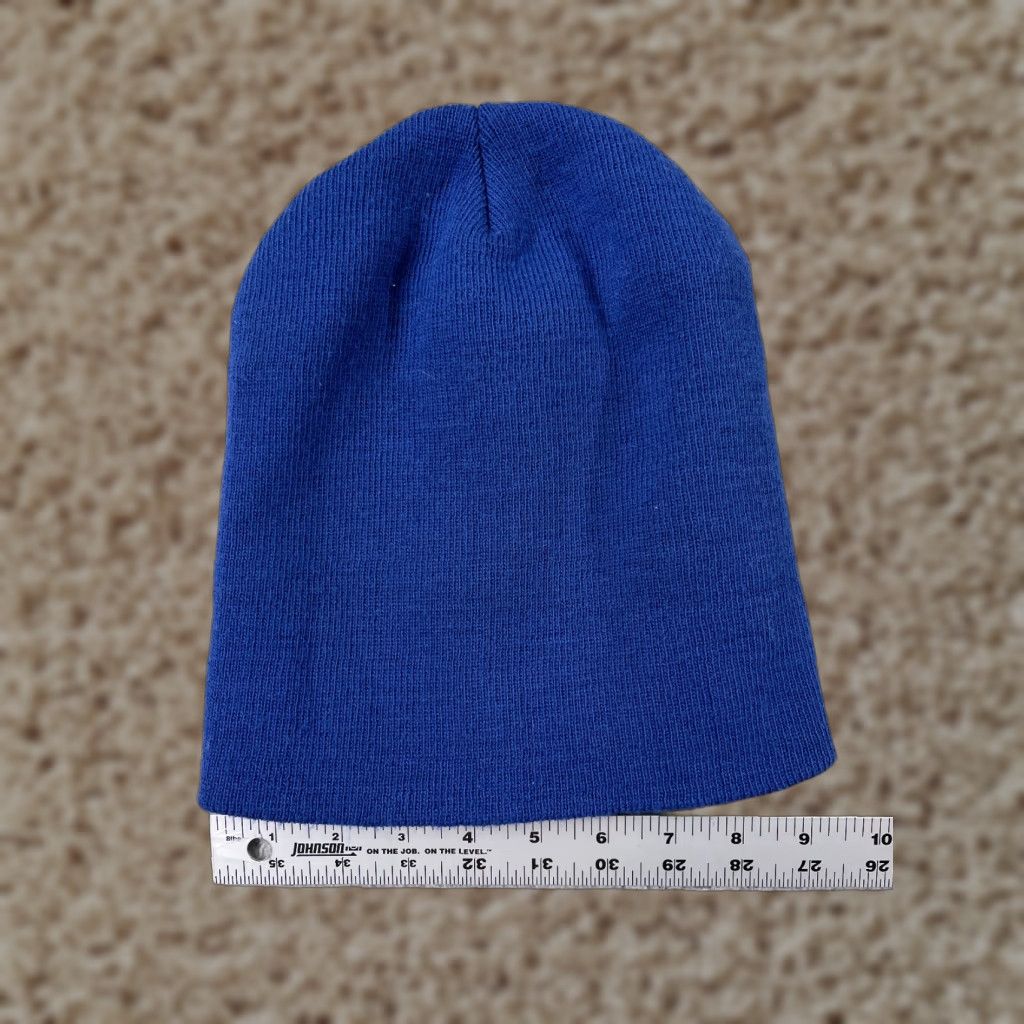 Joe Boxer Joe Boxer Beanie Hat Adults One Size Blue Knit Acrylic Polyester Ski Size 44L - 1 Thumbnail
