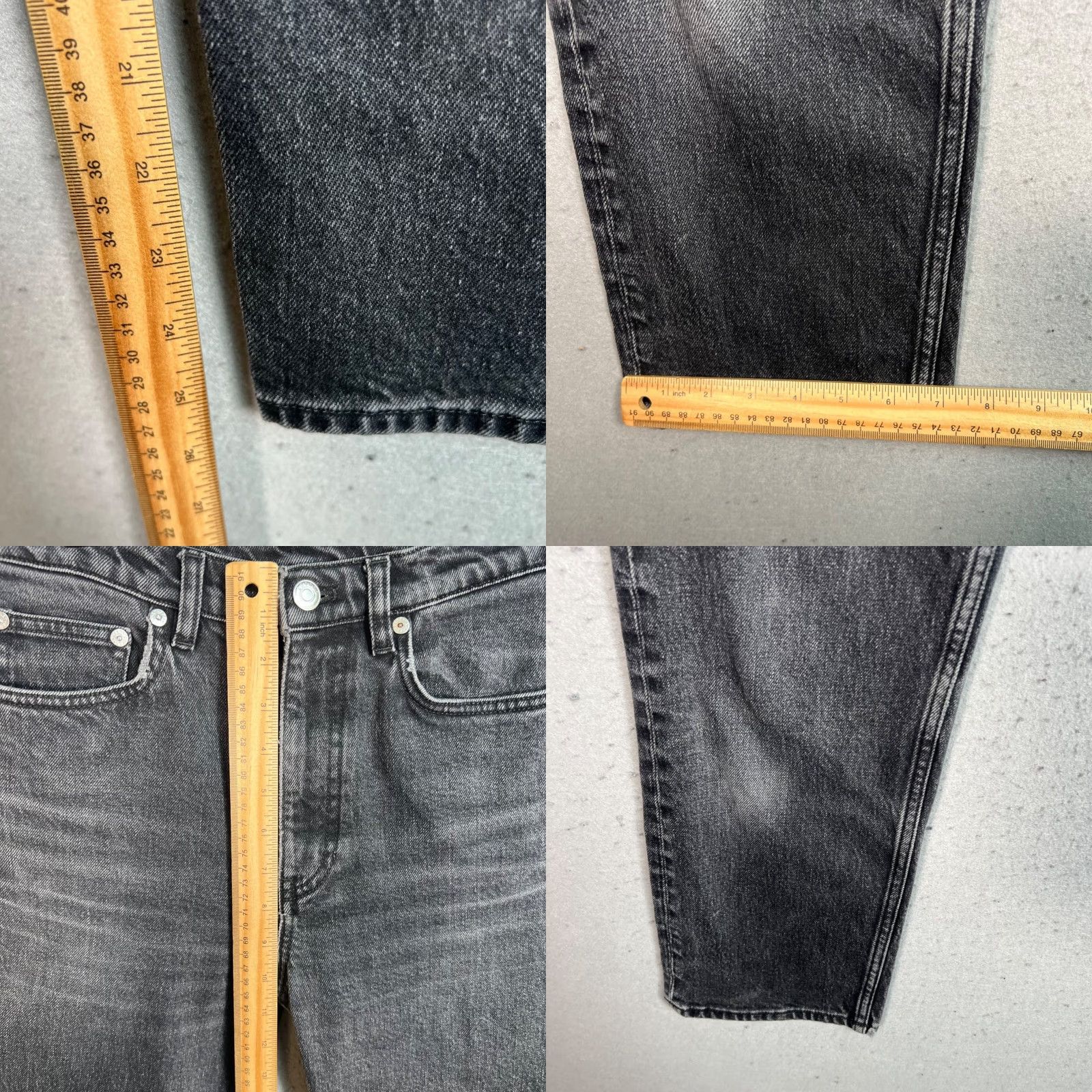 Arket Arket Jeans Size 26 Slim Straight Gray Cotton Blend Denim Womens Size 26" / US 2 / IT 38 - 8 Thumbnail