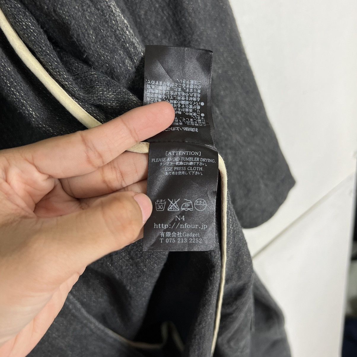 Japanese Brand 🔥 N4 SALT PAPER COTTON LONG CARDIGAN JACKET MADE IN JAPAN Size US S / EU 44-46 / 1 - 14 Thumbnail