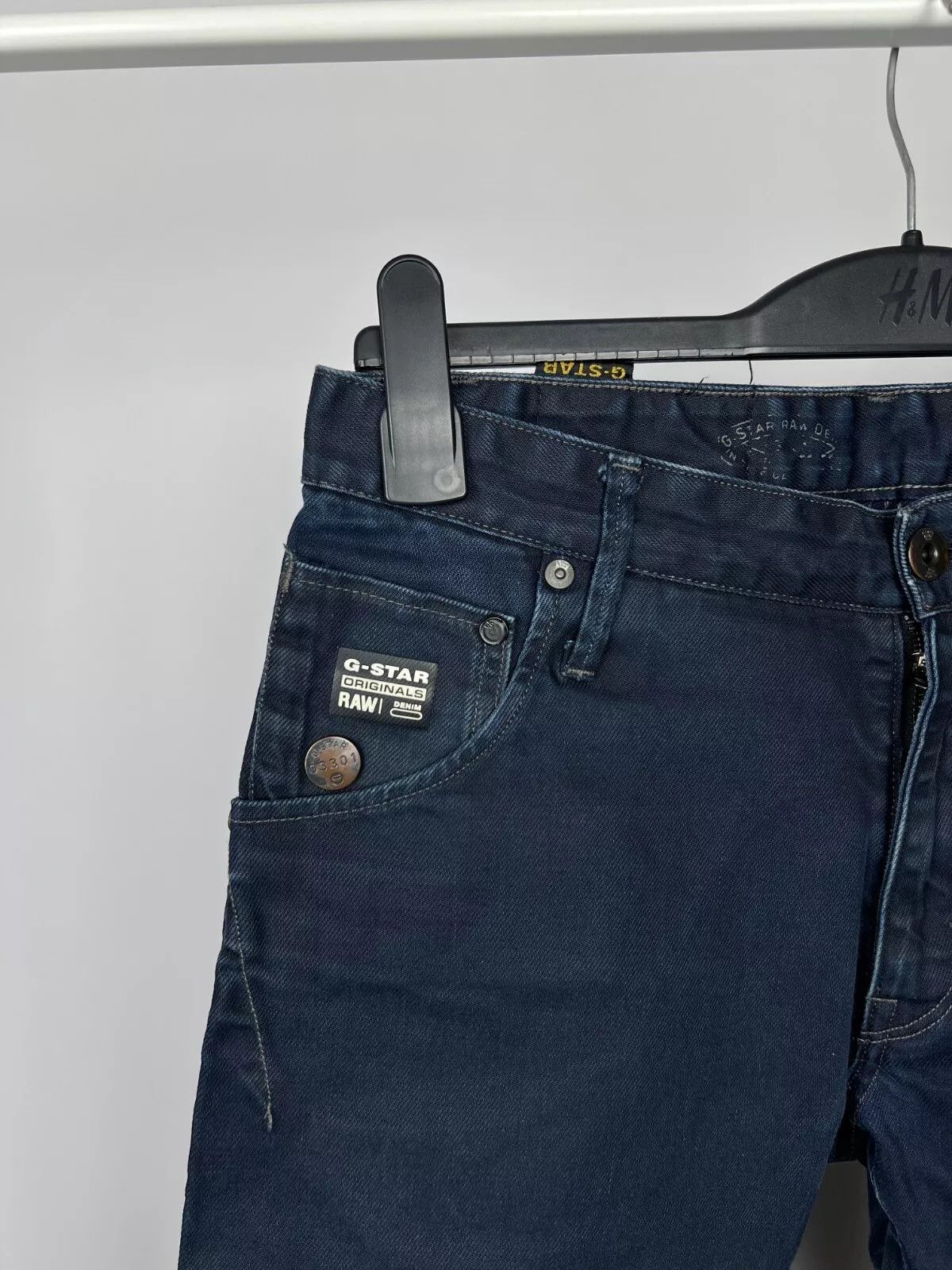 G-Star G-Star Raw 3301 Arc Loose Tapered Men's Blue Jeans Y2K Size US 32 / EU 48 - 3 Thumbnail