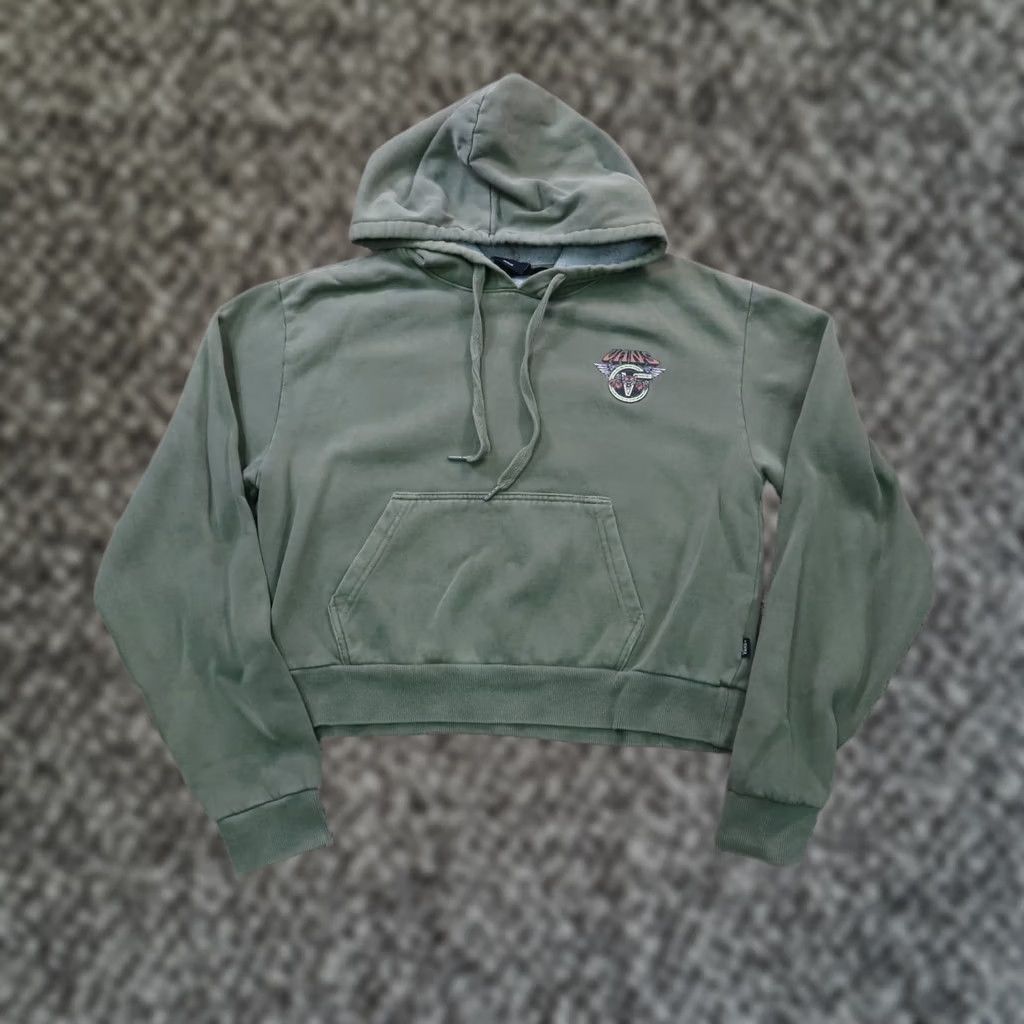 Vans Vans Hoodie Women's M Hooded Sweatshirt Logo Long Sleeve green Size M / US 6-8 / IT 42-44 - 1 Thumbnail