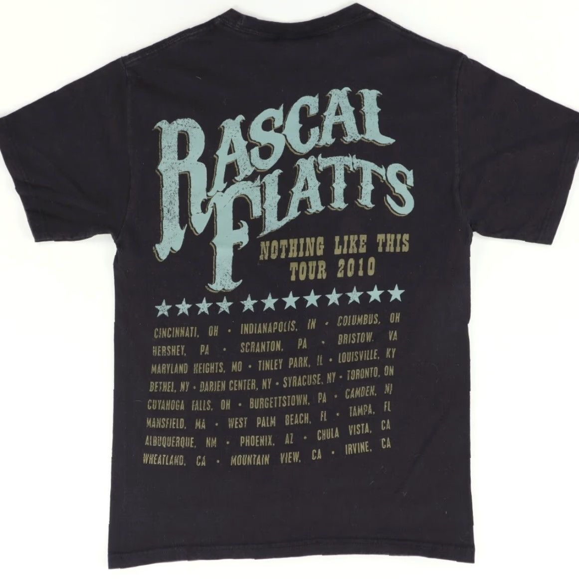 Hanes Hanes Racsal Flatts Nothing Like This Tour Solid T-Shirt Black Men's S Size US S / EU 44-46 / 1 - 4 Thumbnail