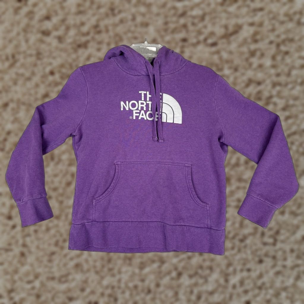 The North Face The North Face Hoodie Womens Medium Purple Pullover Kangaroo Fleece Sweatshirt Size M / US 6-8 / IT 42-44 - 1 Thumbnail