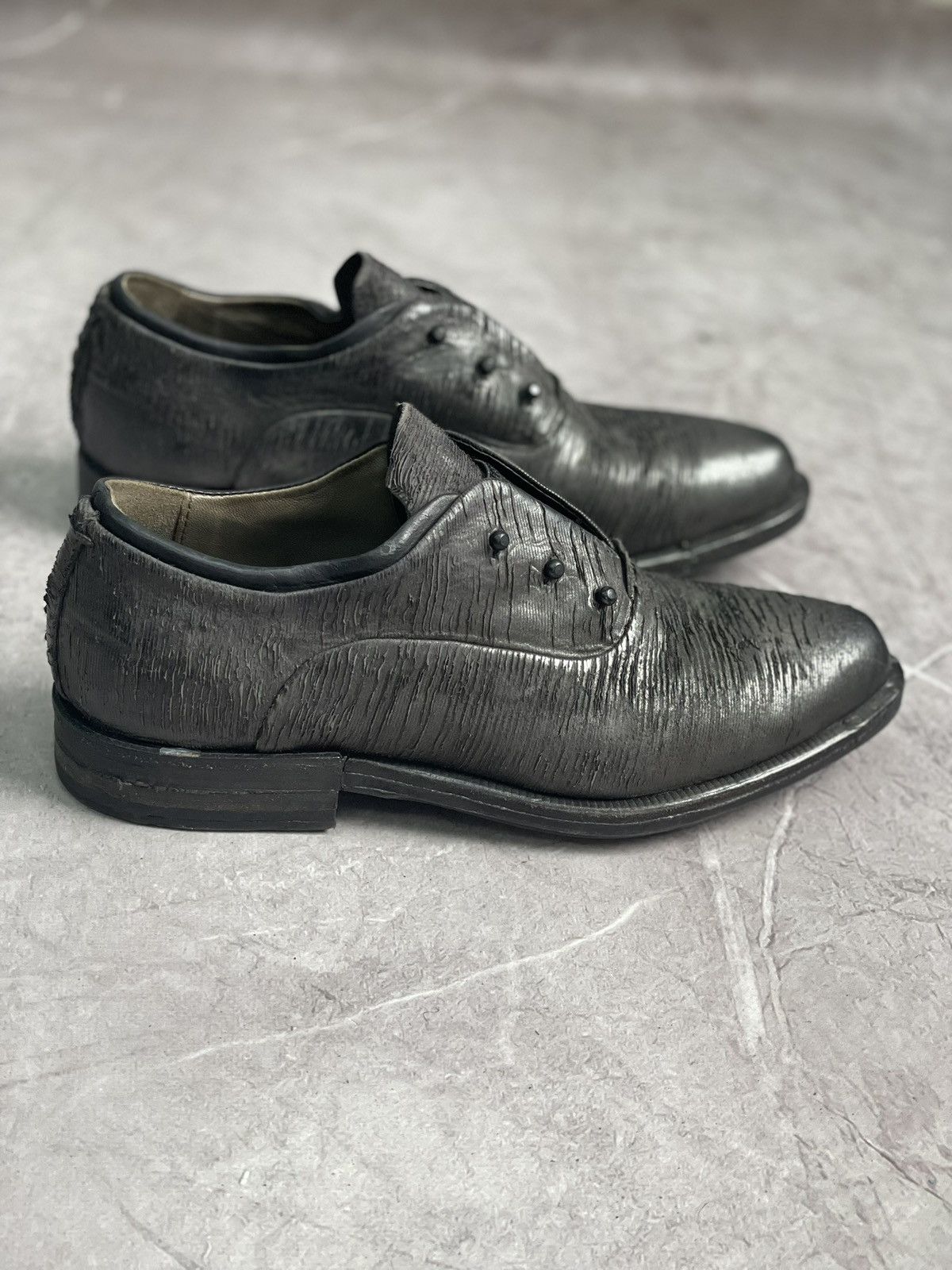 A.S.98 × Guidi Vintage low boots A.S. 98 GUIDI style avant Garde 90s Size US 9 / IT 39 - 3 Thumbnail