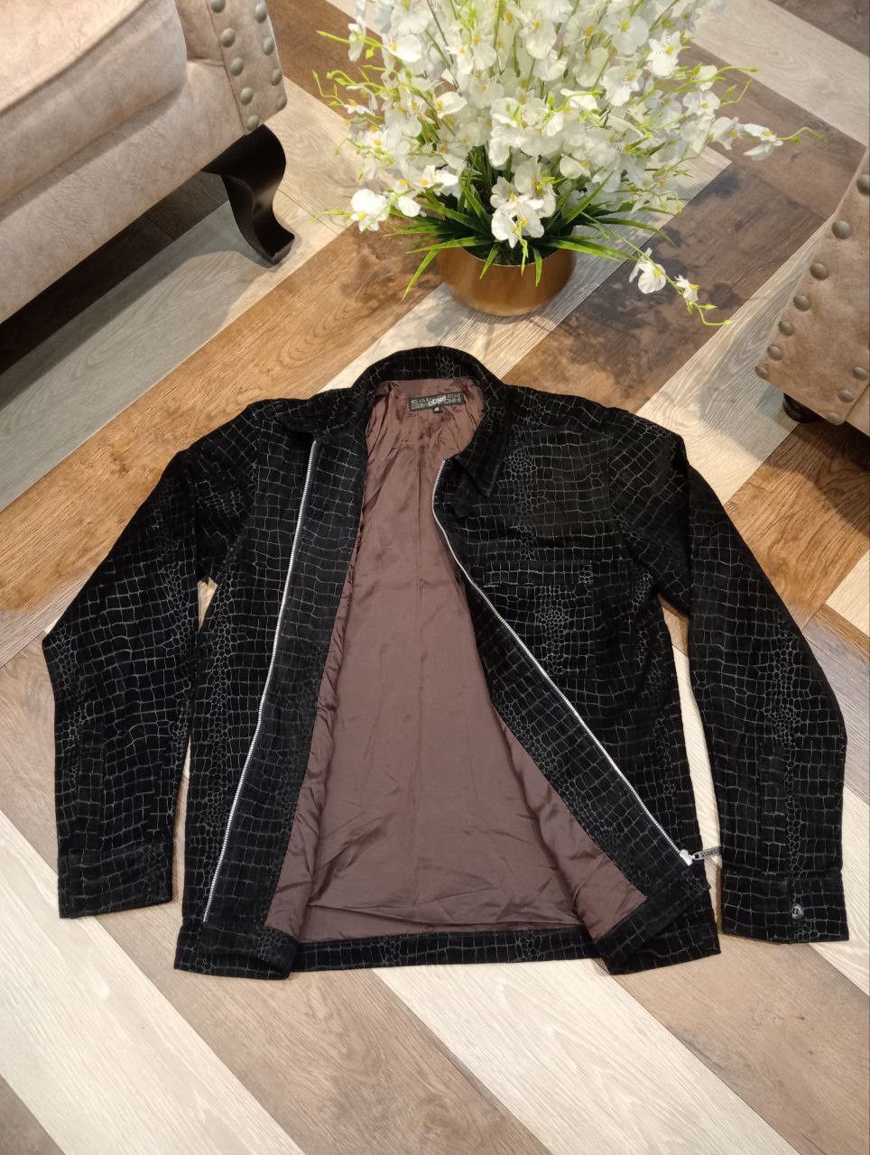 Jean Paul Gaultier RARE GAULTIER HOMME OBJET CROC SCALE STYLE LEATHER JACKET Size US M / EU 48-50 / 2 - 11 Thumbnail