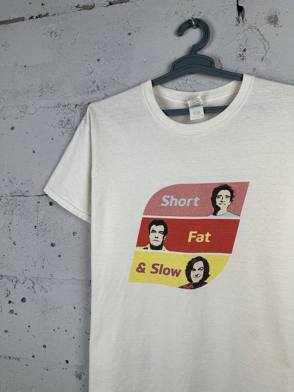 Vintage Top Gear HBO Short Fat Slow TV Show Cars T Shirt Size US L / EU 52-54 / 3 - 3 Thumbnail