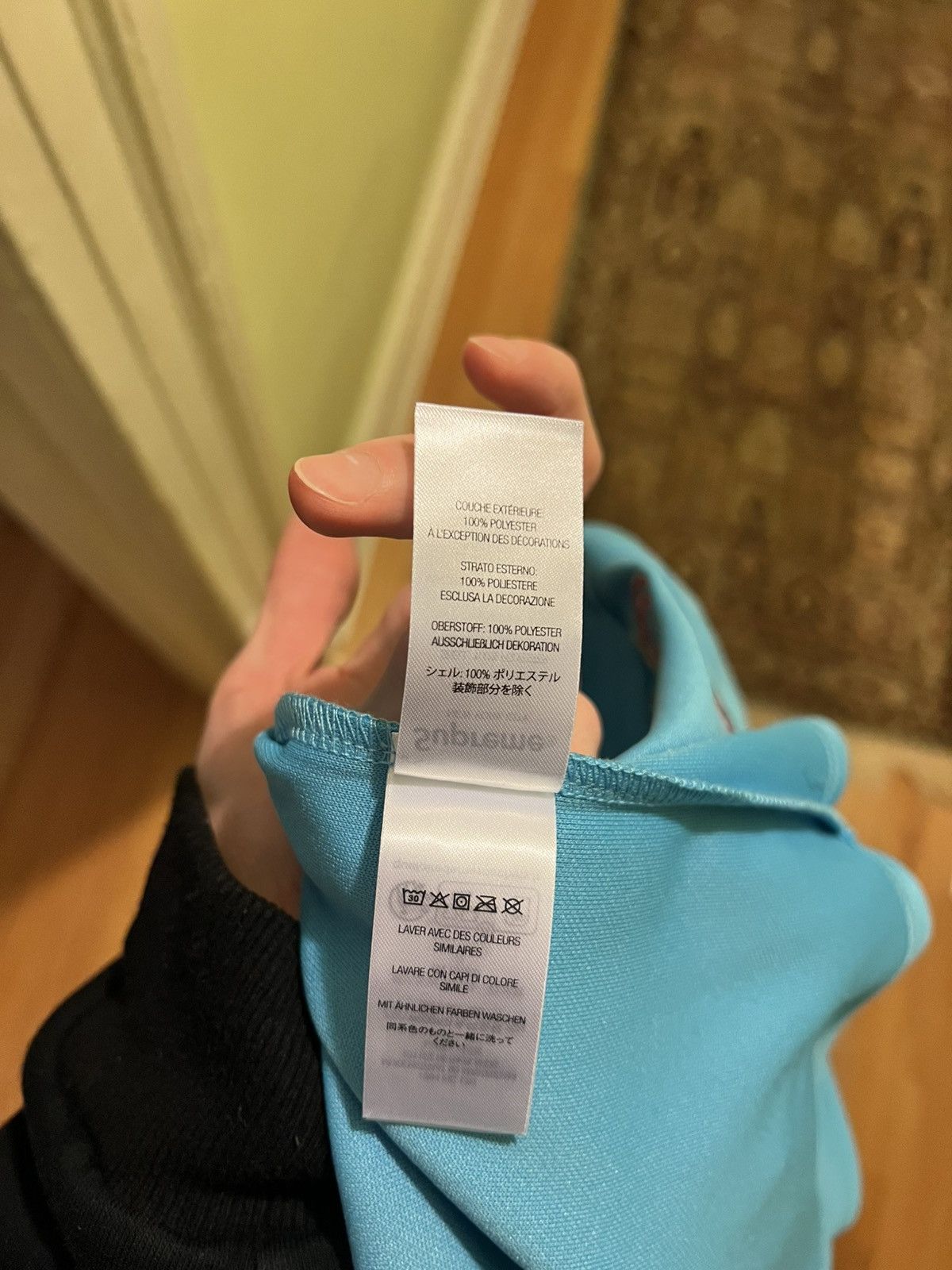 Supreme Supreme Swords Baseball Jersey (FW ‘25 - Blue) Size US S / EU 44-46 / 1 - 15 Thumbnail