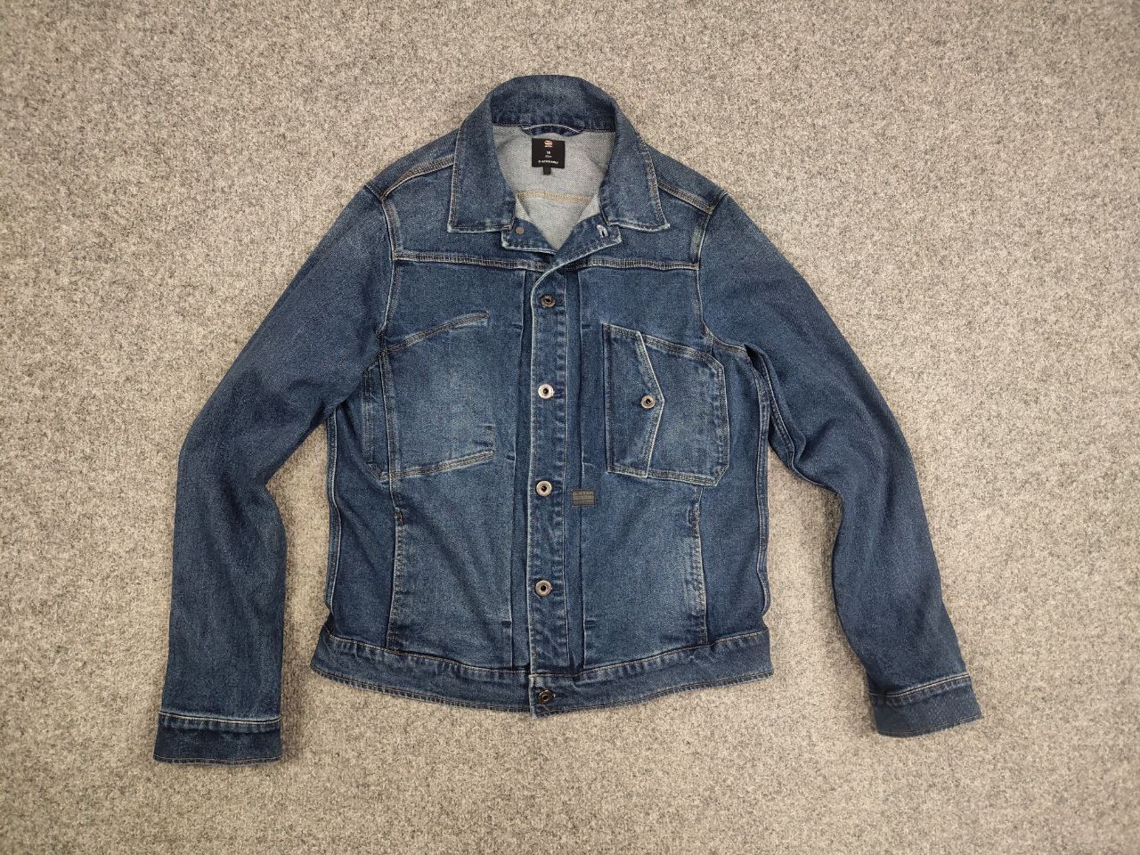 G-Star Vintage G Star Raw Scutar Light Faded Pocket Denim Jacket Size US S / EU 44-46 / 1 - 9 Thumbnail