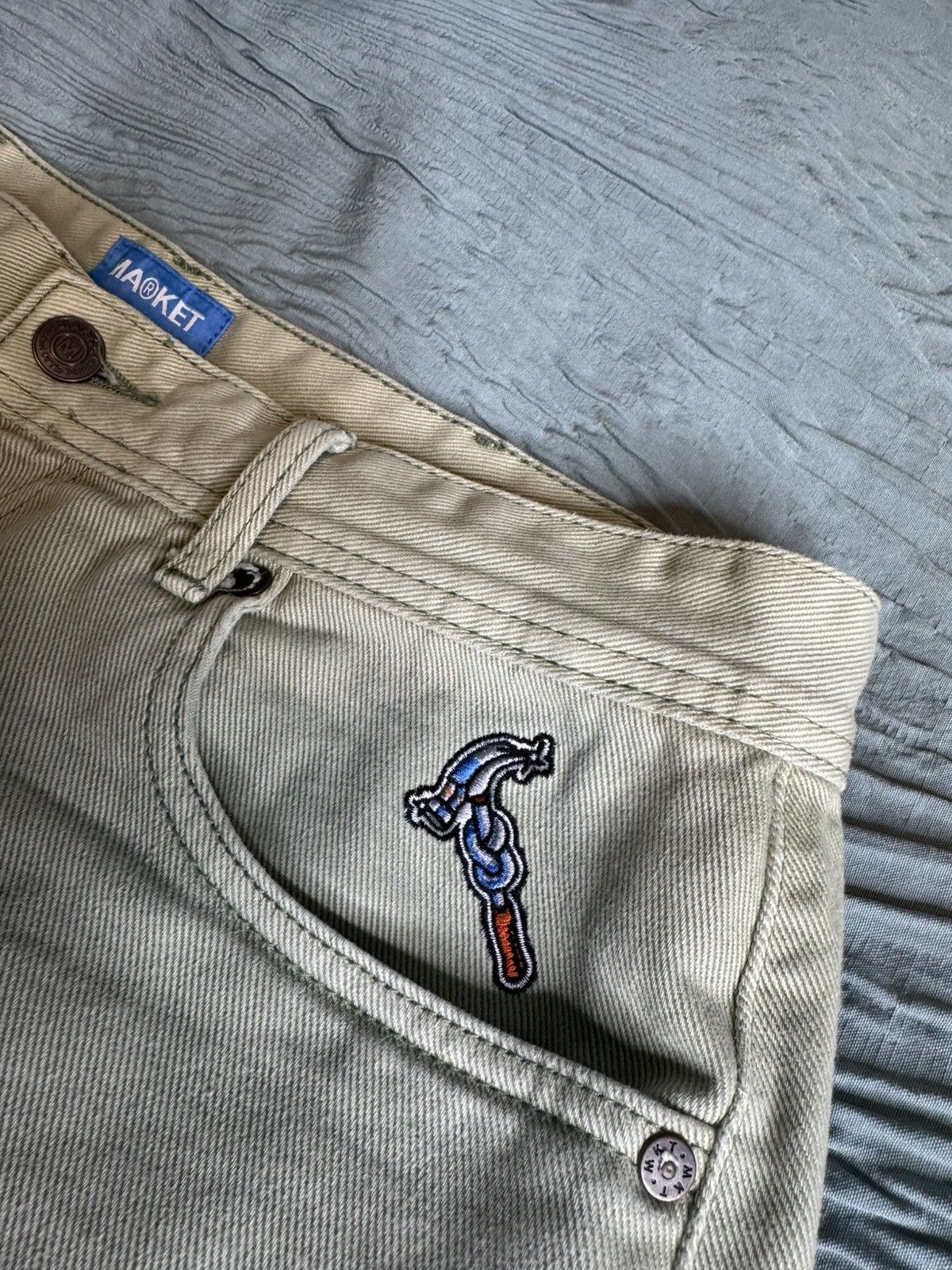 Market MARKET Hardware Carpenter “Tea” Shorts Size US 34 / EU 50 - 2 Thumbnail