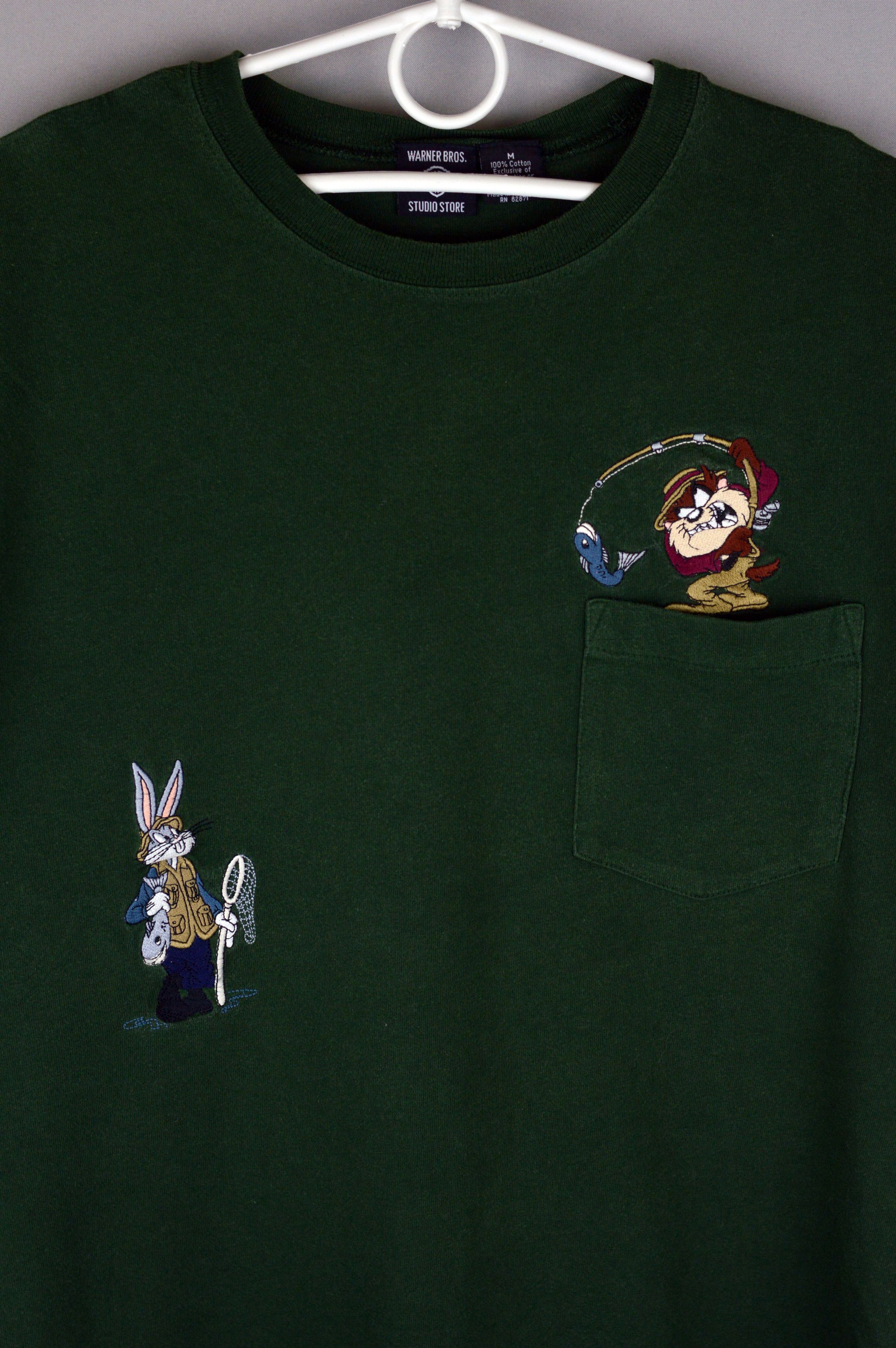 Vintage Vontage Looney Tunes Fishman 90s t shirt Size US M / EU 48-50 / 2 - 3 Thumbnail