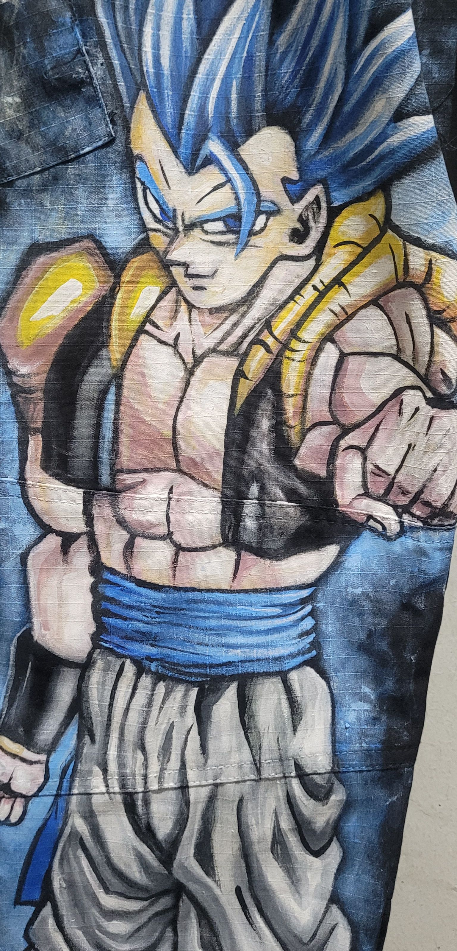 FOR OTHERS Handmade Painting Dragon Ball Z Cargo Outdoor Size US 36 / EU 52 - 3 Thumbnail