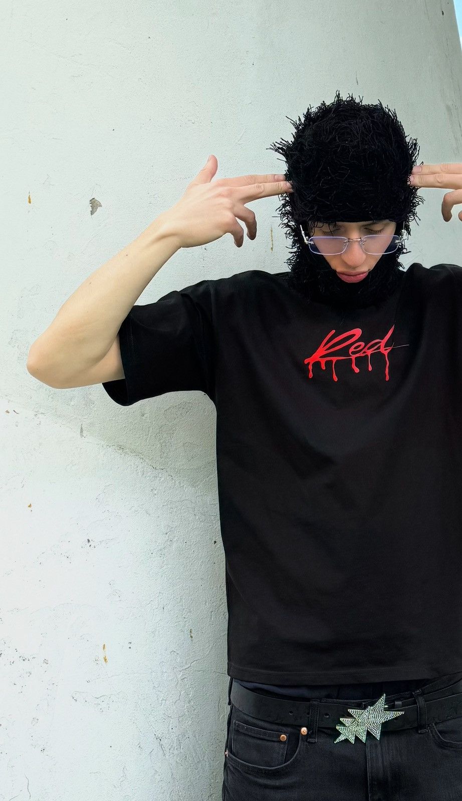 Designer Y2K Playboi Carti RED Big Back Logo T-shirt Opium Streetwear Size US M / EU 48-50 / 2 - 2 Thumbnail
