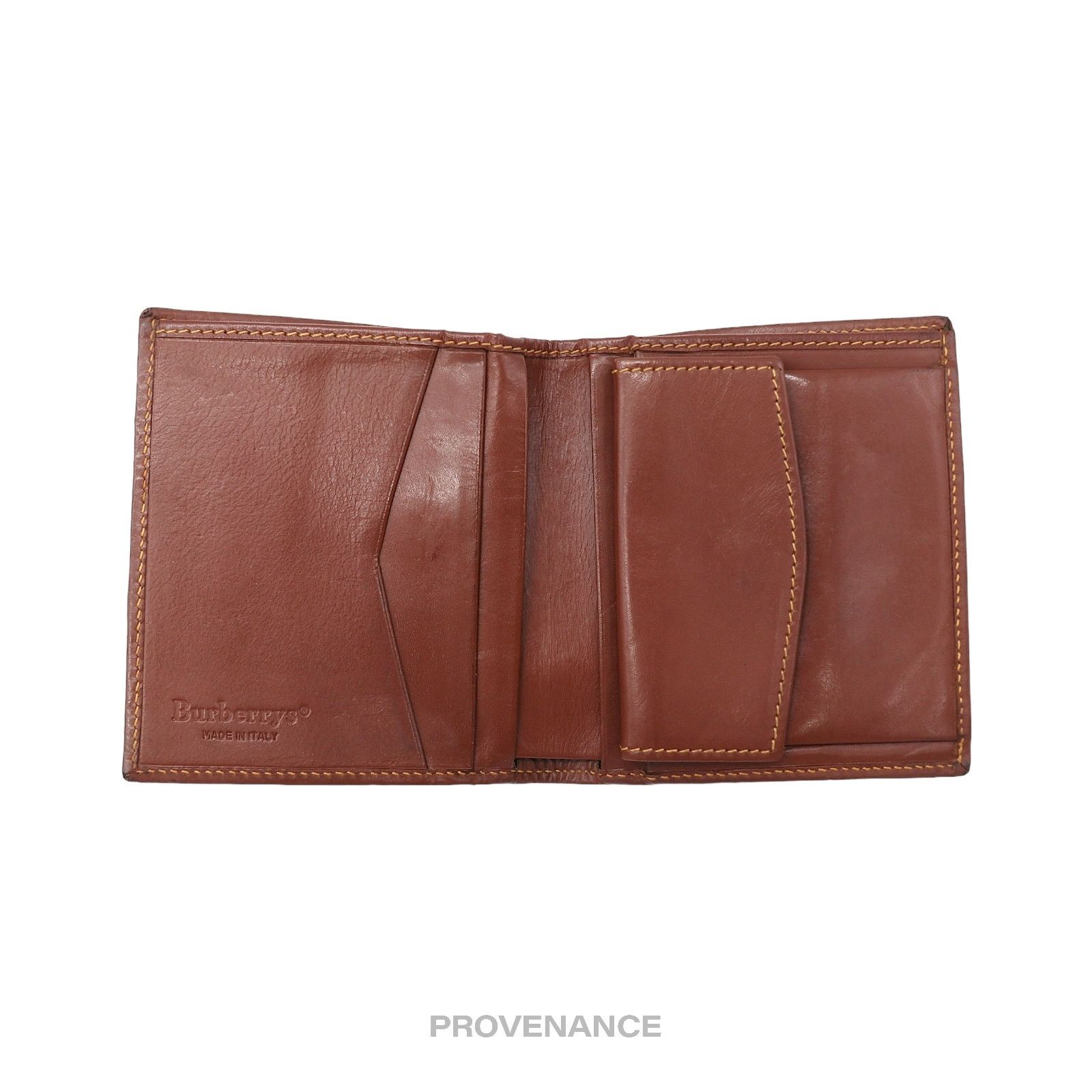 Burberry 🔴 Burberry Bifold Wallet - Nova Check Brown Size ONE SIZE - 6 Thumbnail