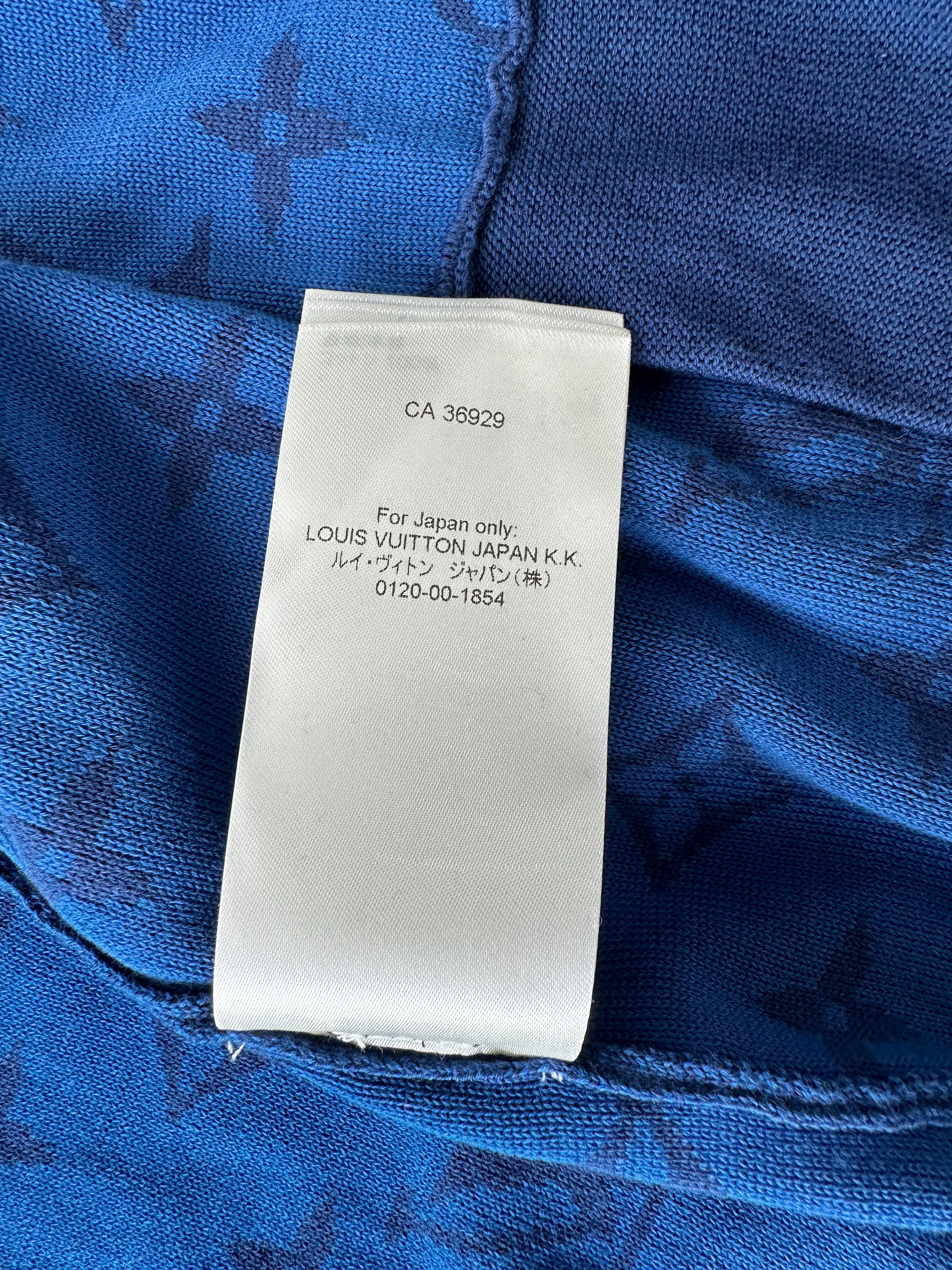 Louis Vuitton × Yayoi Kusama Louis Vuitton Yayoi Kusama Blue Monogram Cardigan Size US XXL / EU 58 / 5 - 8 Thumbnail