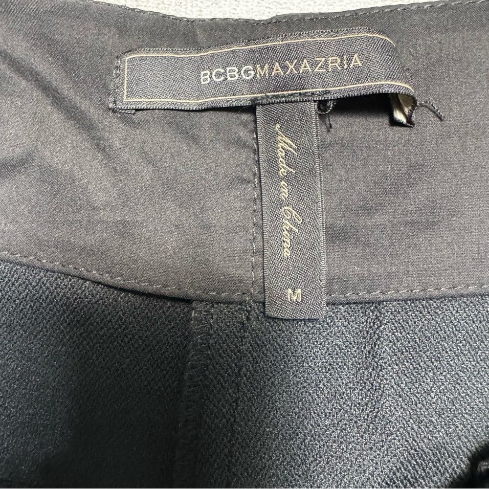 Bcbgmaxazria BCBGMAXAZRIA Pleated Faux Leather Pants Size M Size 32" / US 10 / IT 46 - 7 Thumbnail